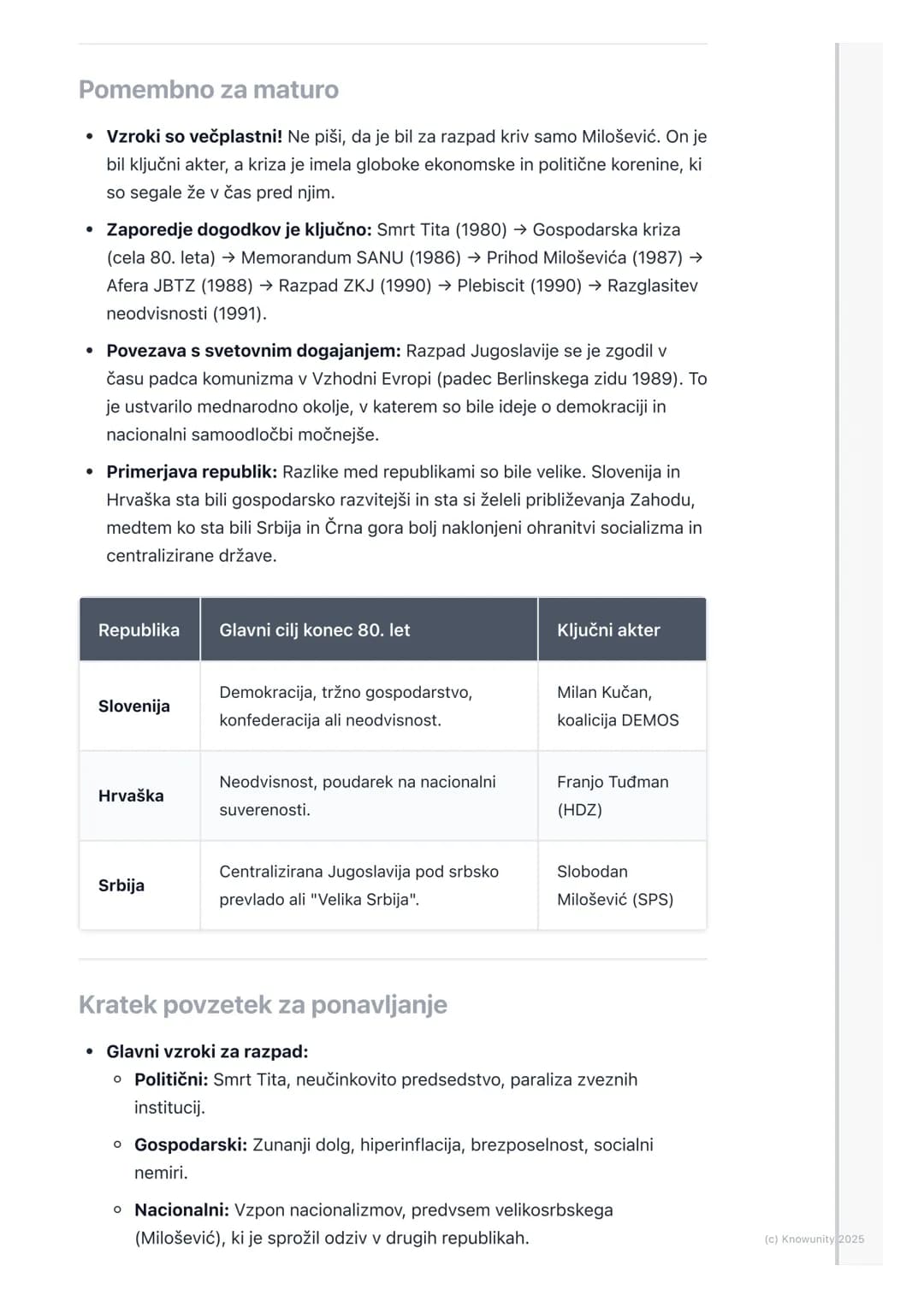 # Kriza in razpad Jugoslavije

Splošen pregled krize in razpada Jugoslavije

Razpad Jugoslavije ni bil en sam dogodek, ampak kompleksen in d