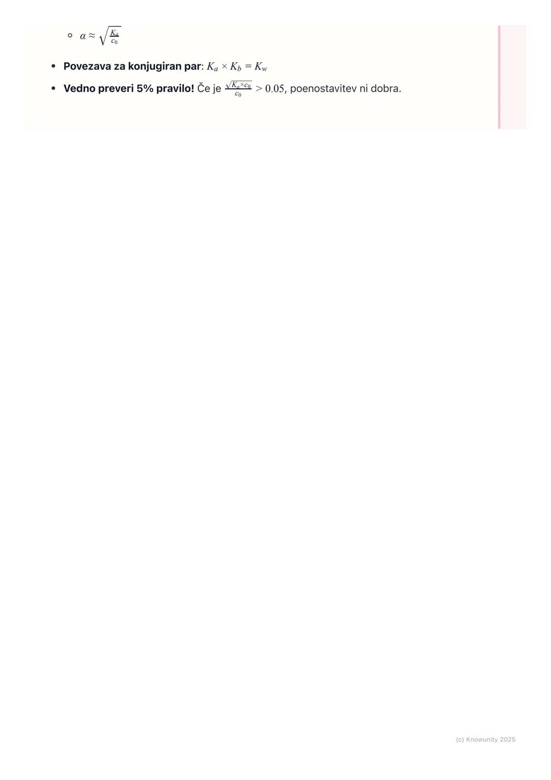 # Močne in šibke kisline ter baze

Močne in šibke kisline ter baze

To je nadaljevanje splošne snovi o kislinah in bazah. Tukaj gremo bolj v