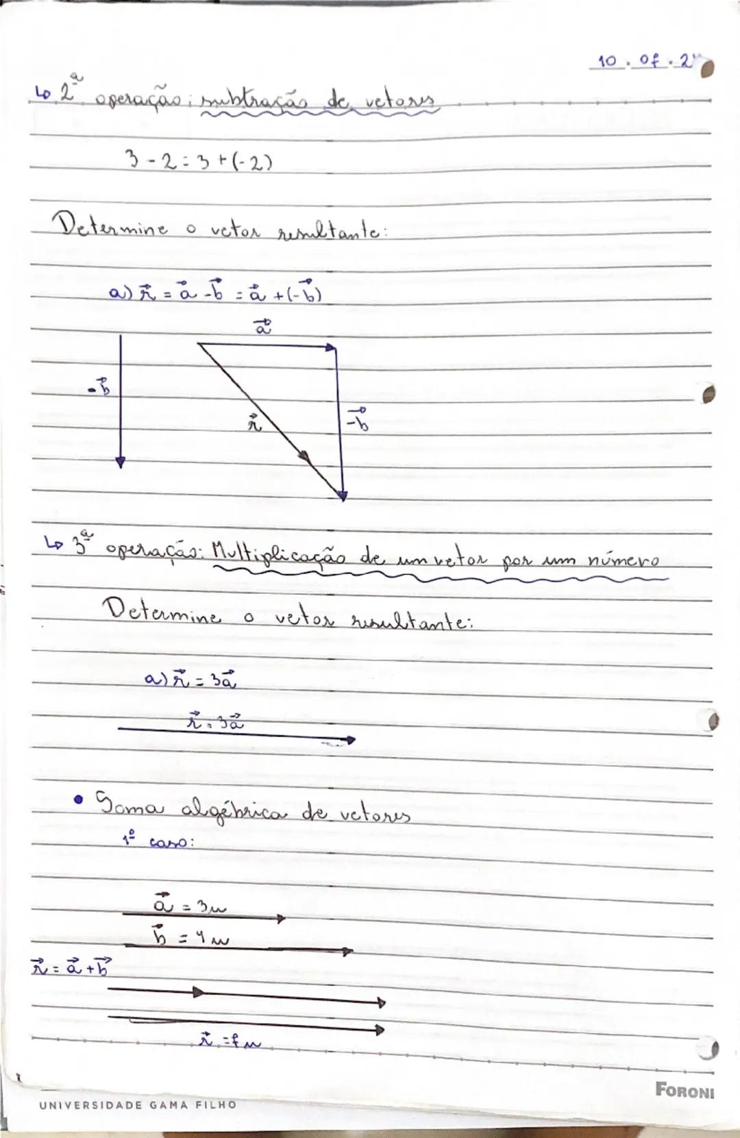 # Vetores

Vetor E' um ente matemático que possui direção, sentido
e módulo (uma seta)

É representado por um segmento de reta orientado (se