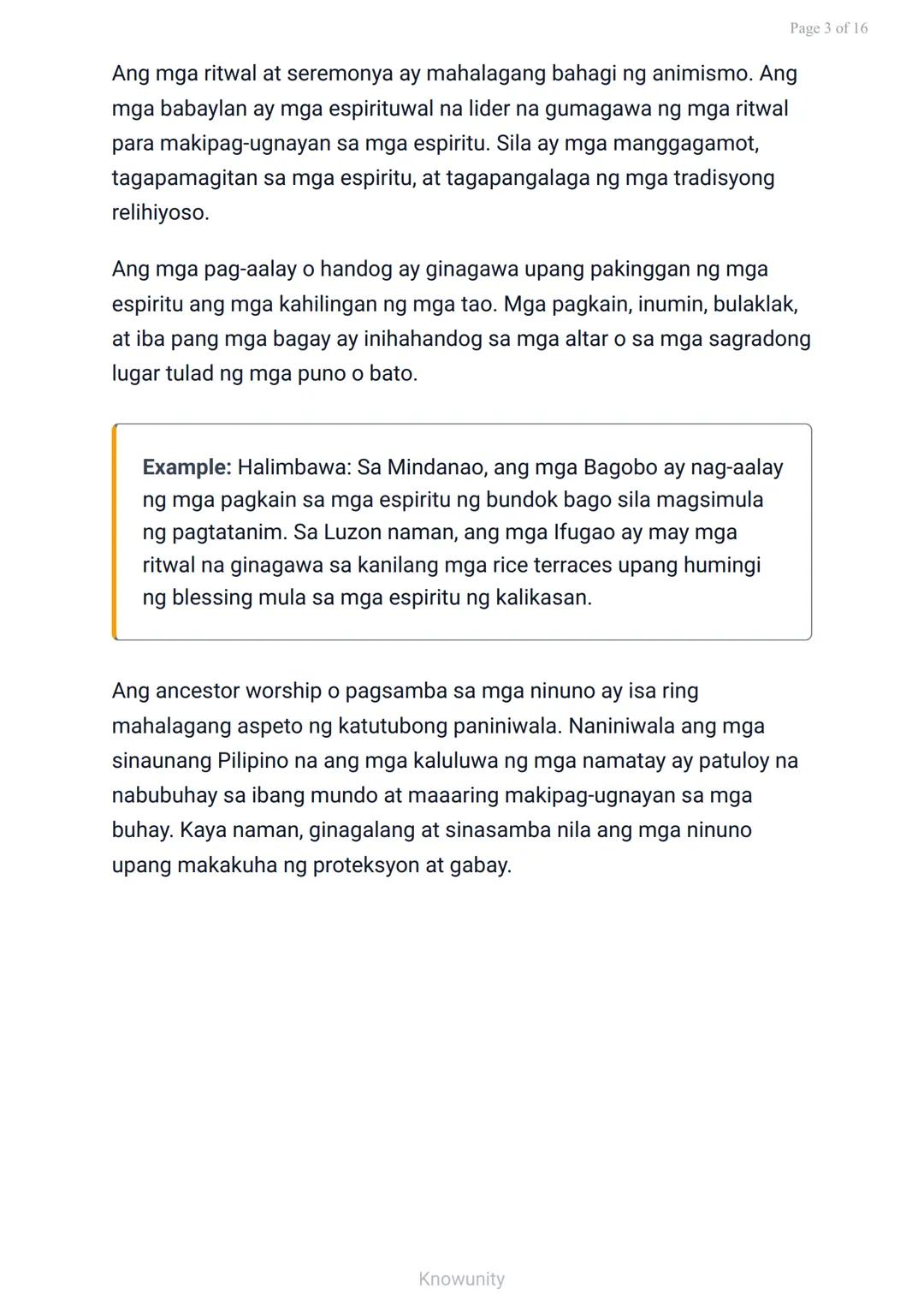 Mga Katutubong Paniniwala at Paglaganap ng Kristiyanismo at Islam
Pag-aaral sa mga sinaunang paniniwala at
pagdating ng mga relihiyon
Mga La