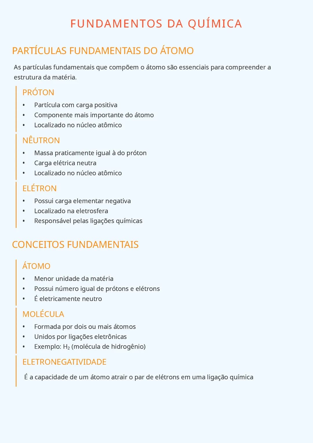 Fundamentos da Química
