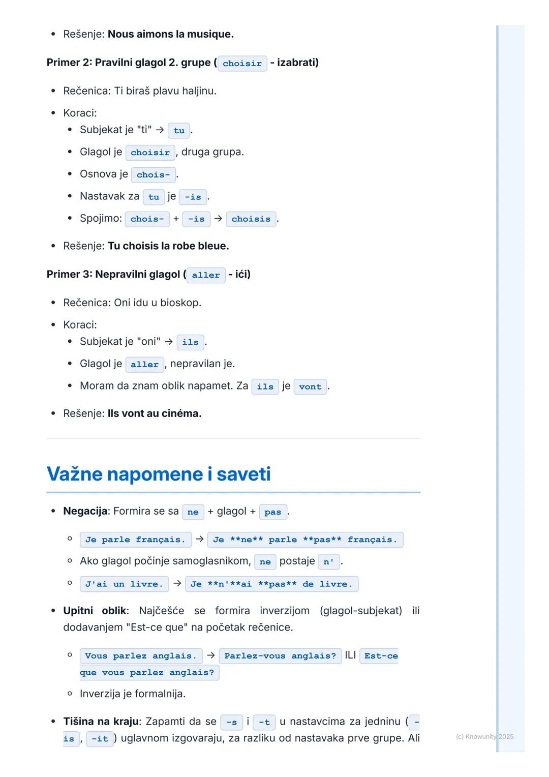 # Prezent (Présent) i glagoli

## Uvod u prezent

Prezent (Le présent de l'indicatif) je osnovno vreme u francuskom jeziku.
Koristimo ga da 