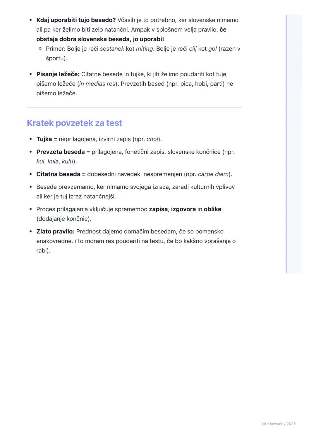 # Tujke in prevzete besede

Splošno o tujkah in prevzetih besedah

Slovenščina, tako kot vsi drugi jeziki, ni izolirana. Skozi zgodovino smo