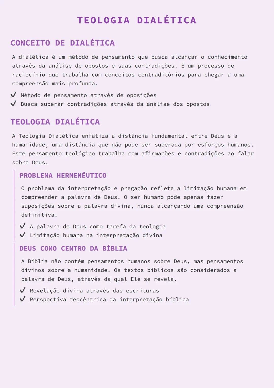 # TEOLOGIA DIALÉTICA

## CONCEITO DE DIALÉTICA
A dialética é um método de pensamento que busca alcançar o conhecimento
através da análise de