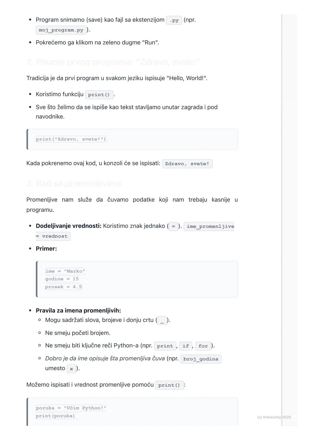 # Uvod u programski jezik (npr.
Python)

Uvod u programski jezik Python

Programski jezik je alat pomoću kojeg "razgovaramo" sa računarom i 