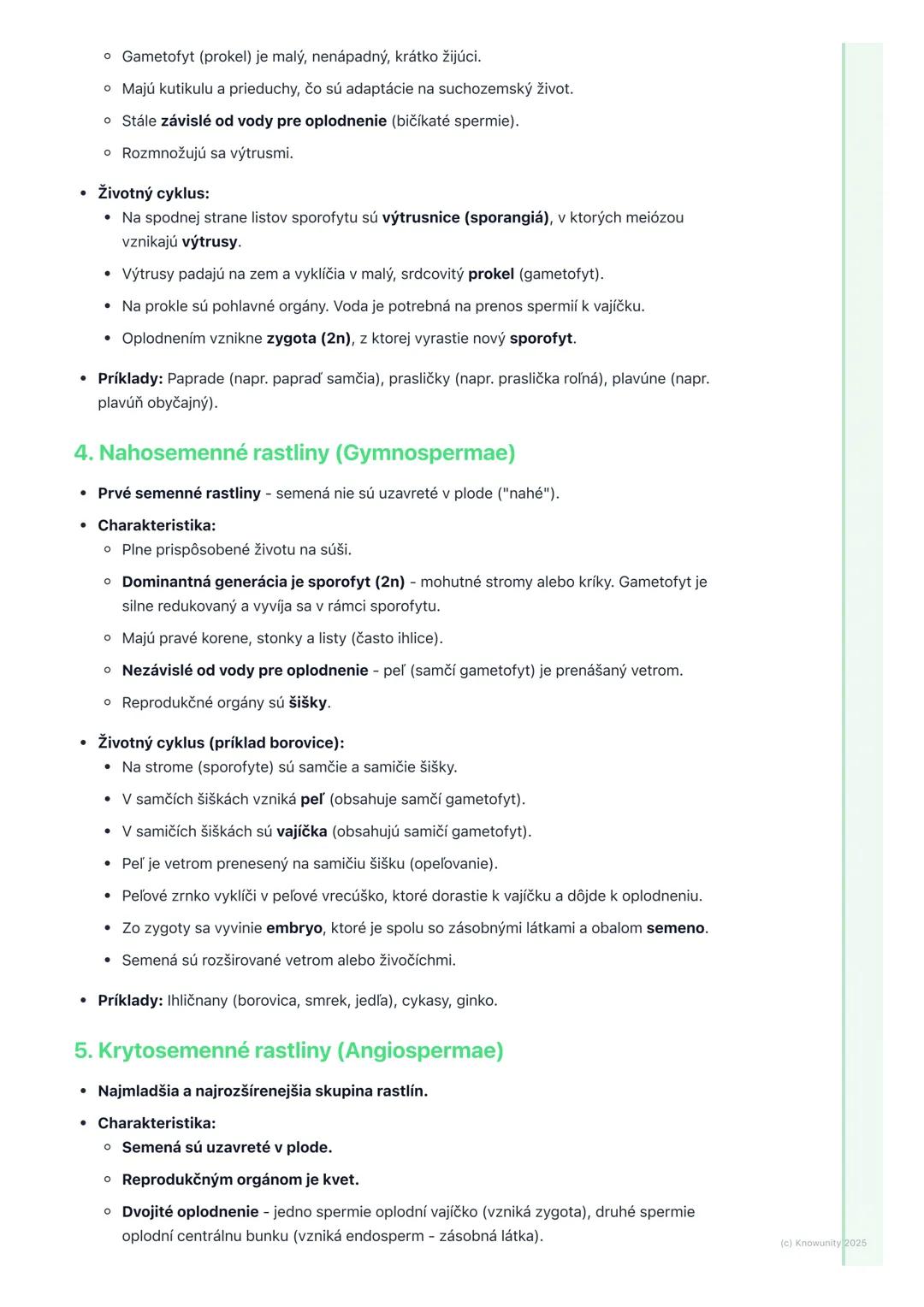 # Rastliny

## Prehľad rastlín

Rastliny (Plantae) sú fascinujúca a extrémne dôležitá ríša organizmov. Sú základom väčšiny
suchozemských eko