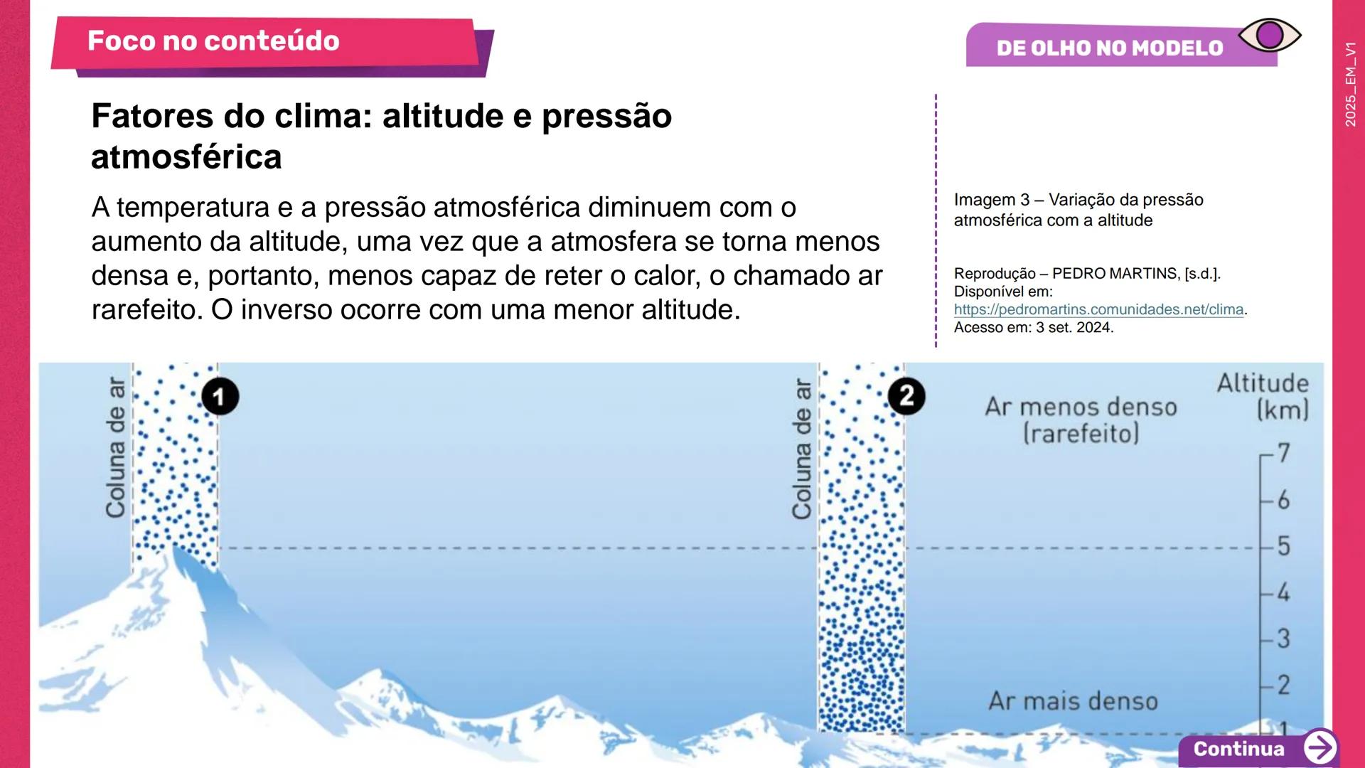 1a
Série

Geografia

Elementos e fatores que
influenciam o clima

1º bimestre
Aula 2

Ensino
Médio

MATERIAL
DIGITAL

Secretaria da
cretaria