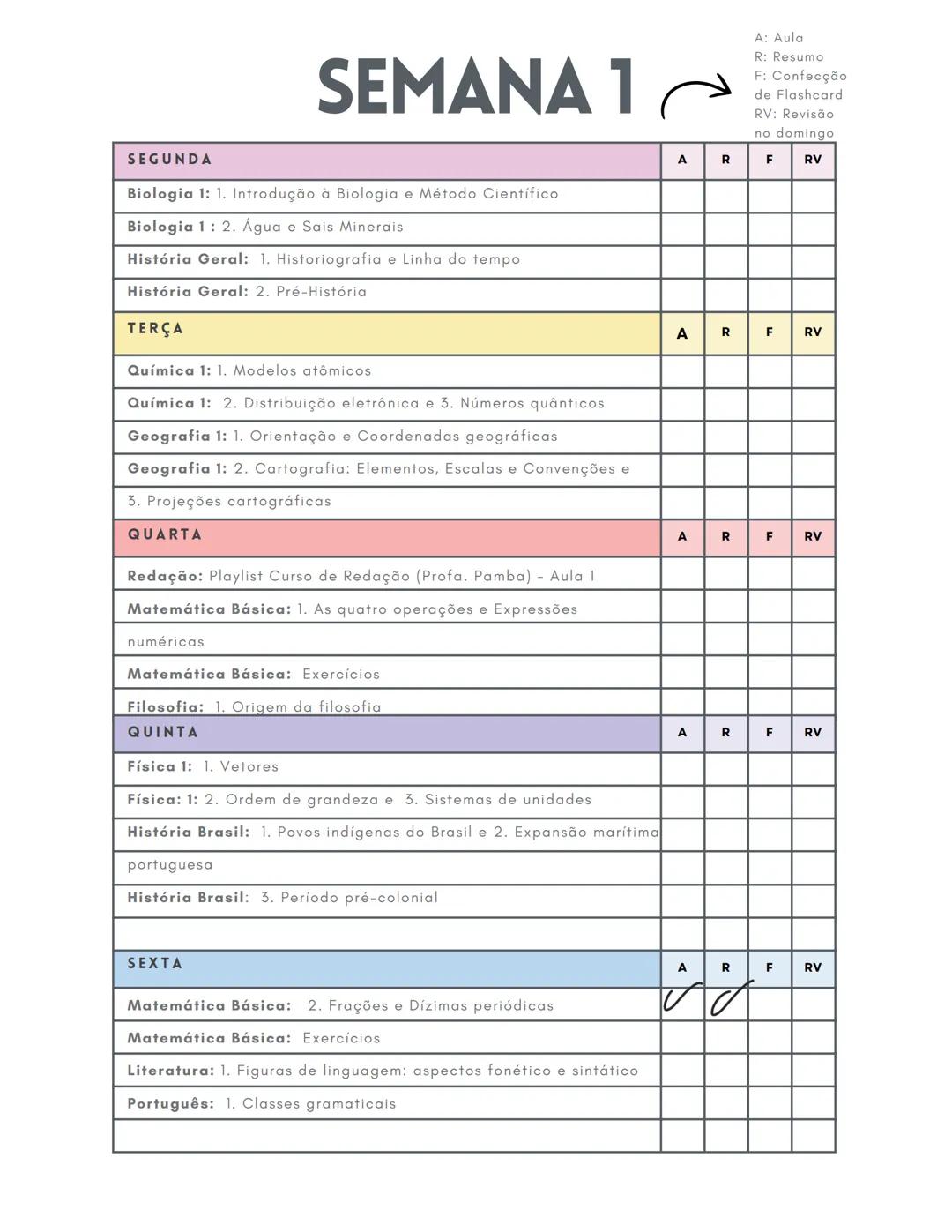 *   CRONOGRAMA
*   ENEM 2025

@CRISMEDICINA ESTE CRONOGRAMA É UM PLANEJAMENTO DE
42 SEMANAS, COM INÍCIO NO DIA 6 DE
JANEIRO E TÉRMINO NO DIA