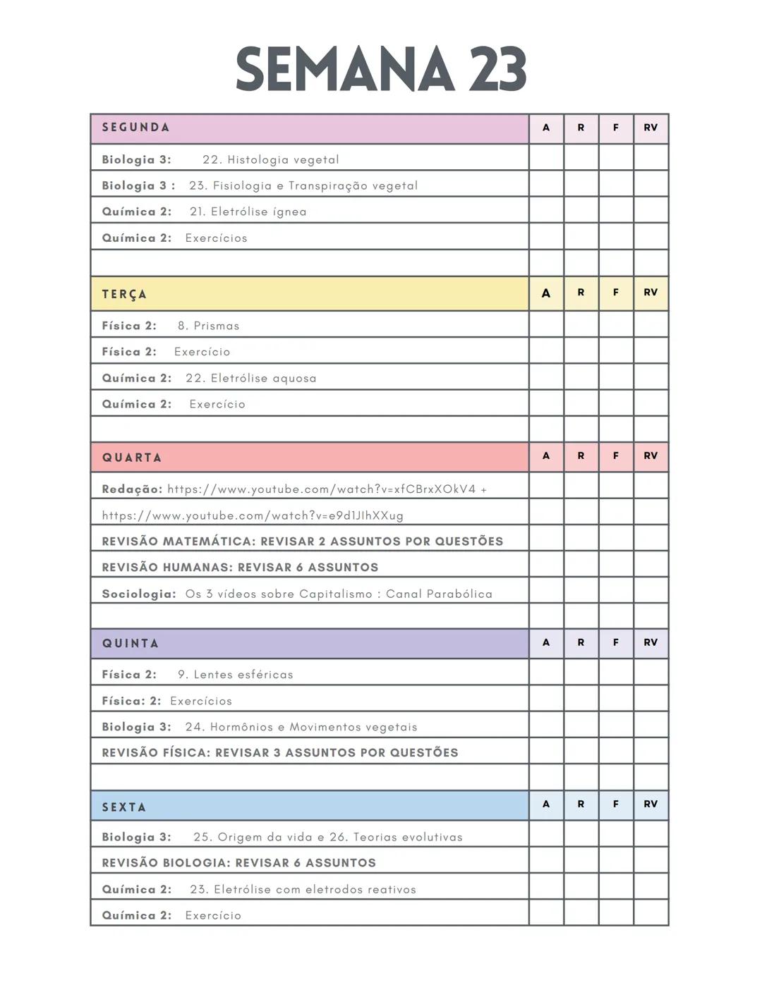 *   CRONOGRAMA
*   ENEM 2025

@CRISMEDICINA ESTE CRONOGRAMA É UM PLANEJAMENTO DE
42 SEMANAS, COM INÍCIO NO DIA 6 DE
JANEIRO E TÉRMINO NO DIA