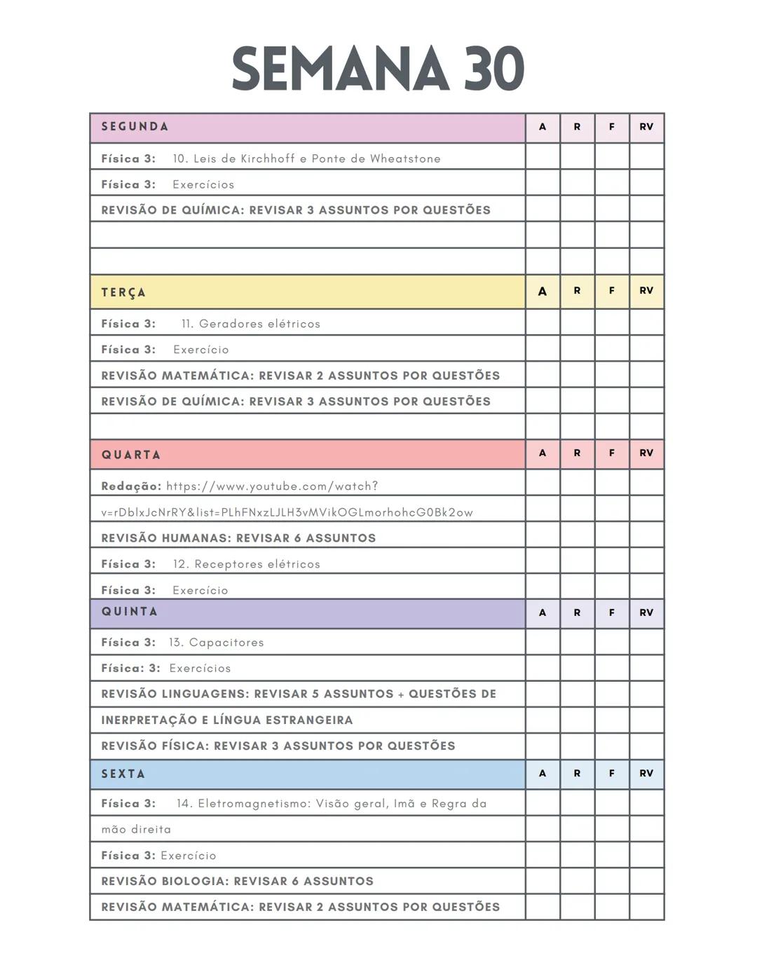 *   CRONOGRAMA
*   ENEM 2025

@CRISMEDICINA ESTE CRONOGRAMA É UM PLANEJAMENTO DE
42 SEMANAS, COM INÍCIO NO DIA 6 DE
JANEIRO E TÉRMINO NO DIA