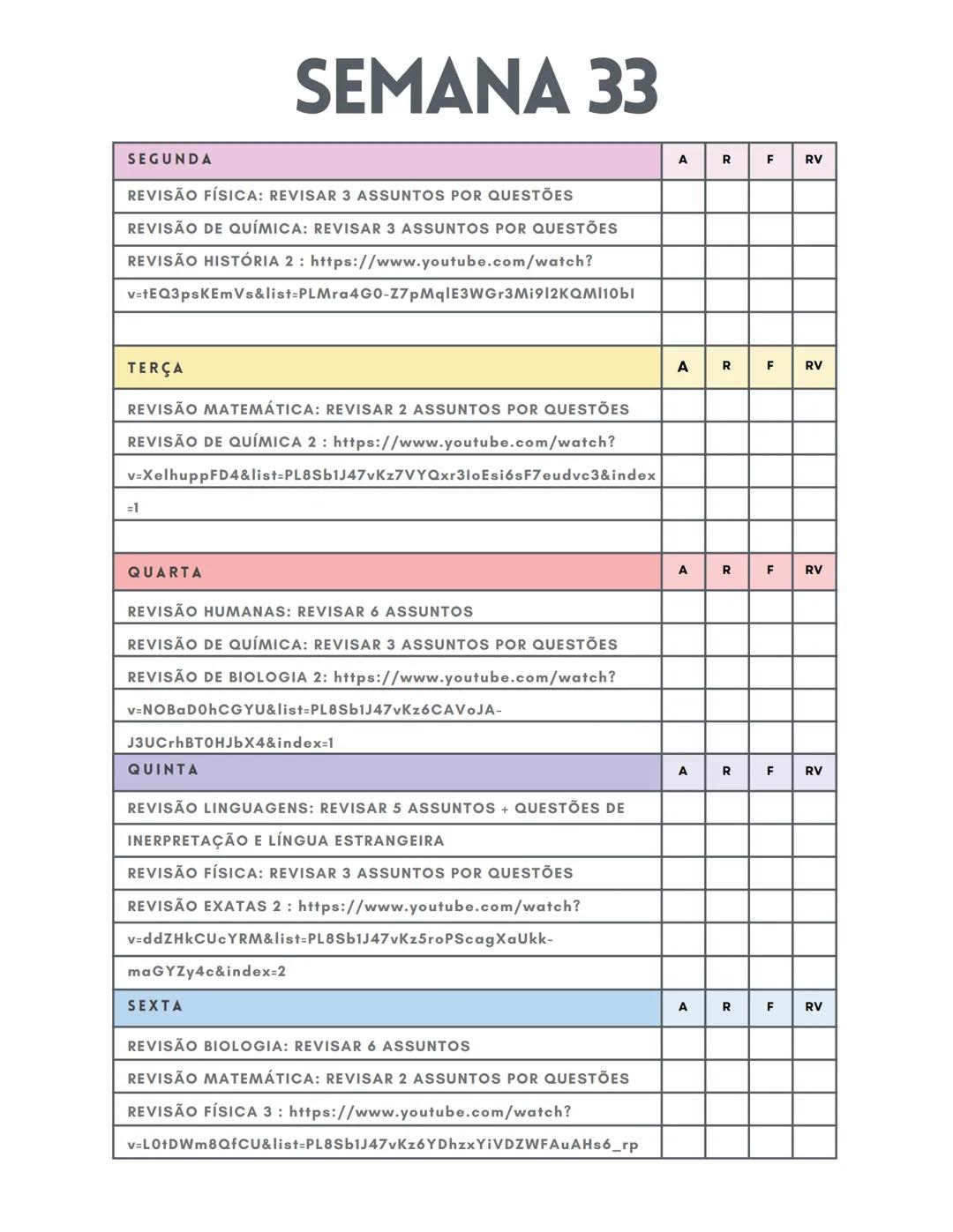 *   CRONOGRAMA
*   ENEM 2025

@CRISMEDICINA ESTE CRONOGRAMA É UM PLANEJAMENTO DE
42 SEMANAS, COM INÍCIO NO DIA 6 DE
JANEIRO E TÉRMINO NO DIA