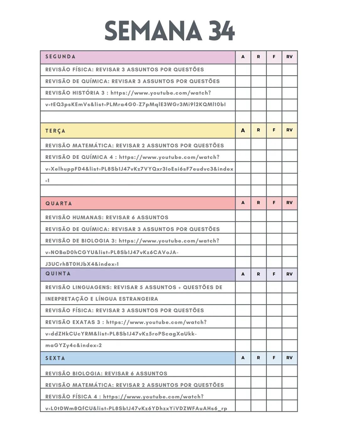 *   CRONOGRAMA
*   ENEM 2025

@CRISMEDICINA ESTE CRONOGRAMA É UM PLANEJAMENTO DE
42 SEMANAS, COM INÍCIO NO DIA 6 DE
JANEIRO E TÉRMINO NO DIA