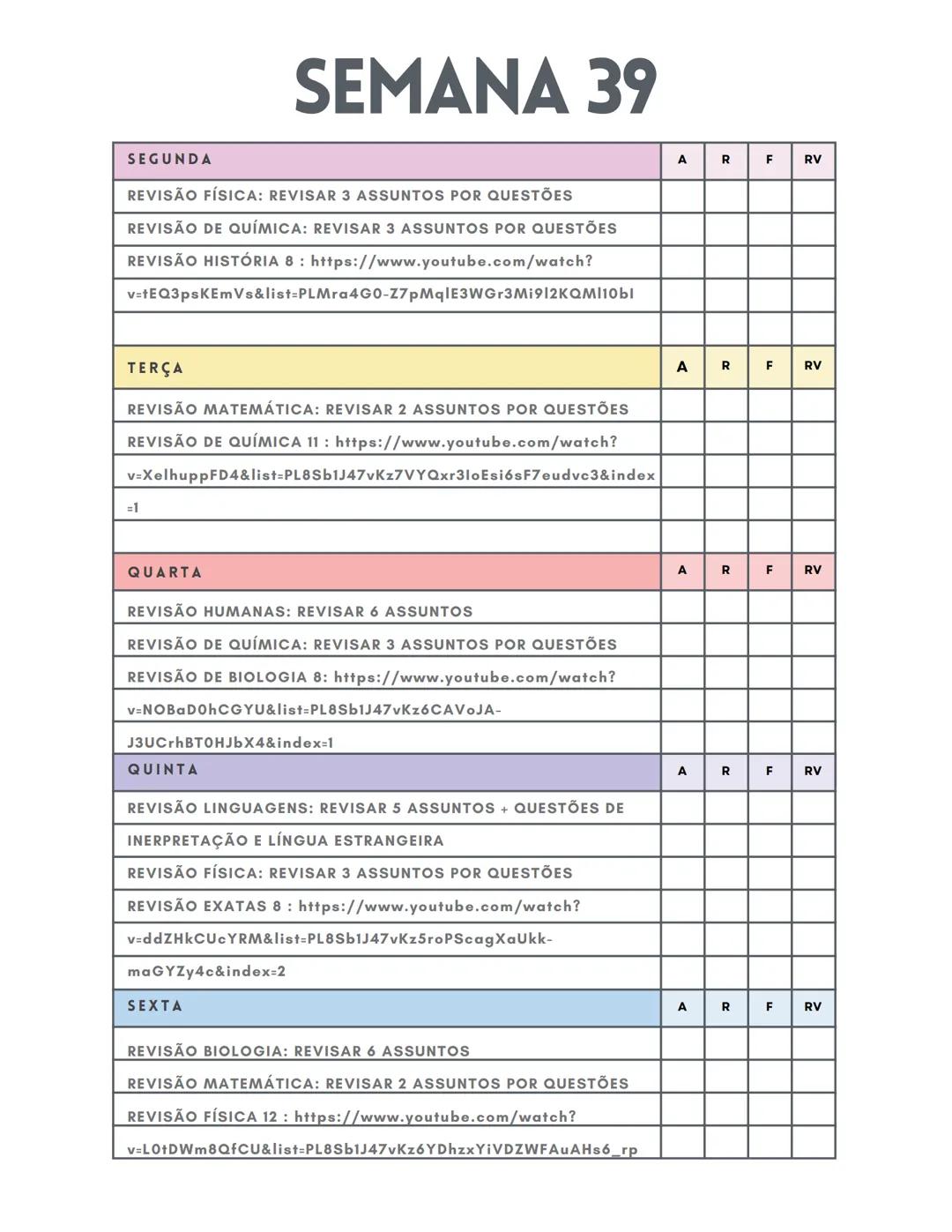 *   CRONOGRAMA
*   ENEM 2025

@CRISMEDICINA ESTE CRONOGRAMA É UM PLANEJAMENTO DE
42 SEMANAS, COM INÍCIO NO DIA 6 DE
JANEIRO E TÉRMINO NO DIA