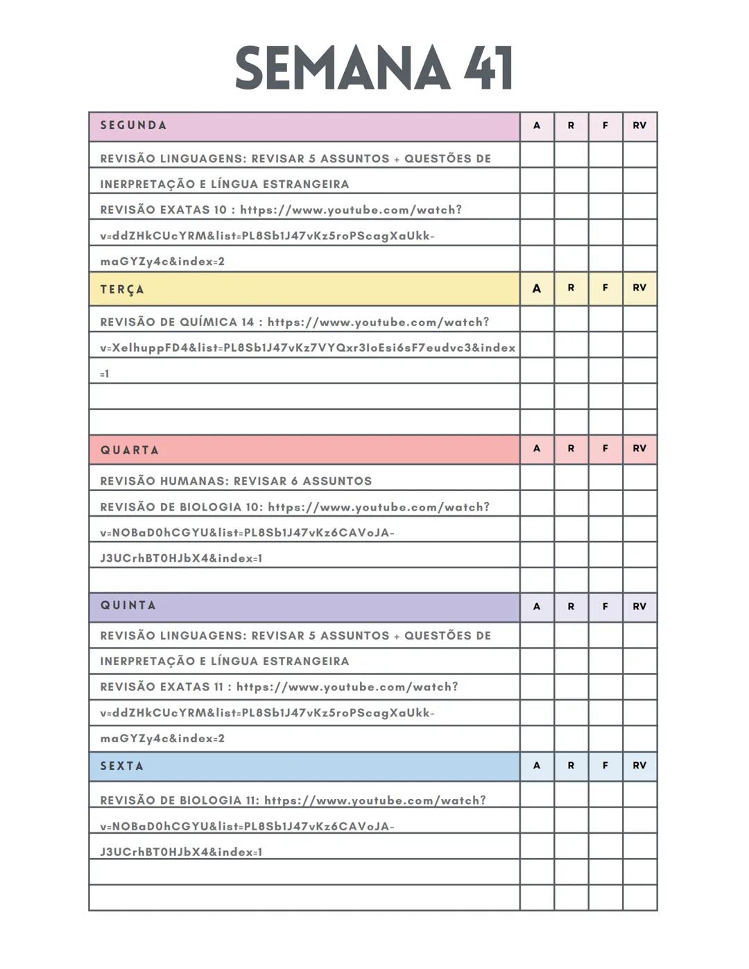 *   CRONOGRAMA
*   ENEM 2025

@CRISMEDICINA ESTE CRONOGRAMA É UM PLANEJAMENTO DE
42 SEMANAS, COM INÍCIO NO DIA 6 DE
JANEIRO E TÉRMINO NO DIA