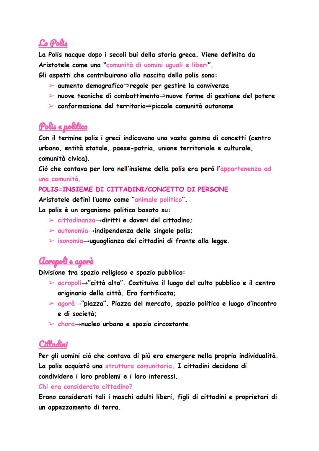 Ela arcaica
I Greci
> nacque la polis (città-stato autonoma);
> colonizzazione dei Greci in Occidente;
nonostante la frammentazione geografi