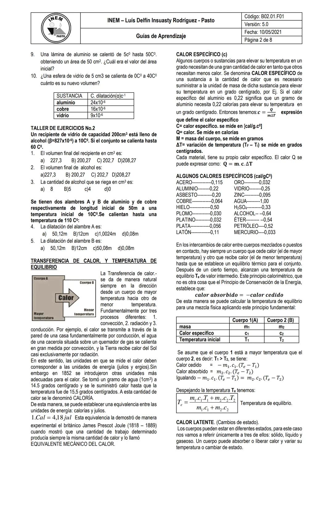 INEM
PASTO
INEM - Luís Delfín Insuasty Rodríguez - Pasto
Guías de Aprendizaje
Código: B02.01.F01
Versión: 5.0
Fecha: 10/05/2021
Página 1 de