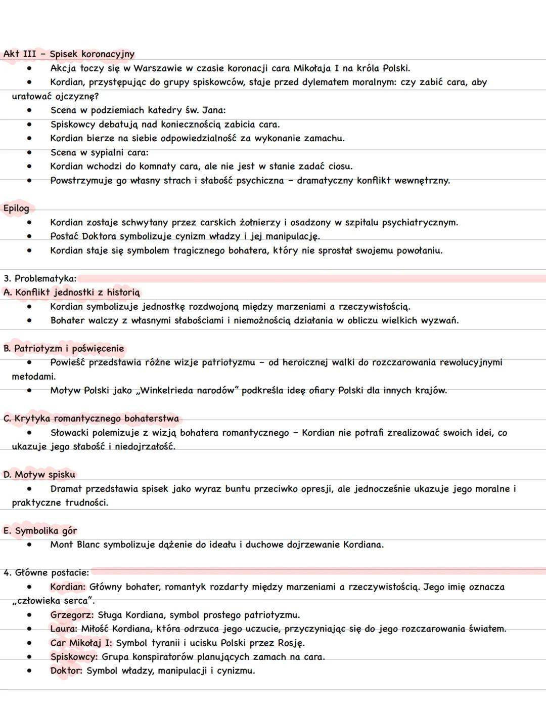 KORDIAN
1. Informacje ogólne o utworze:
• Autor: Juliusz Słowacki
Tytuł pełny: „Kordian. Część pierwsza trylogii. Spisek koronacyjny"
•
•
Da