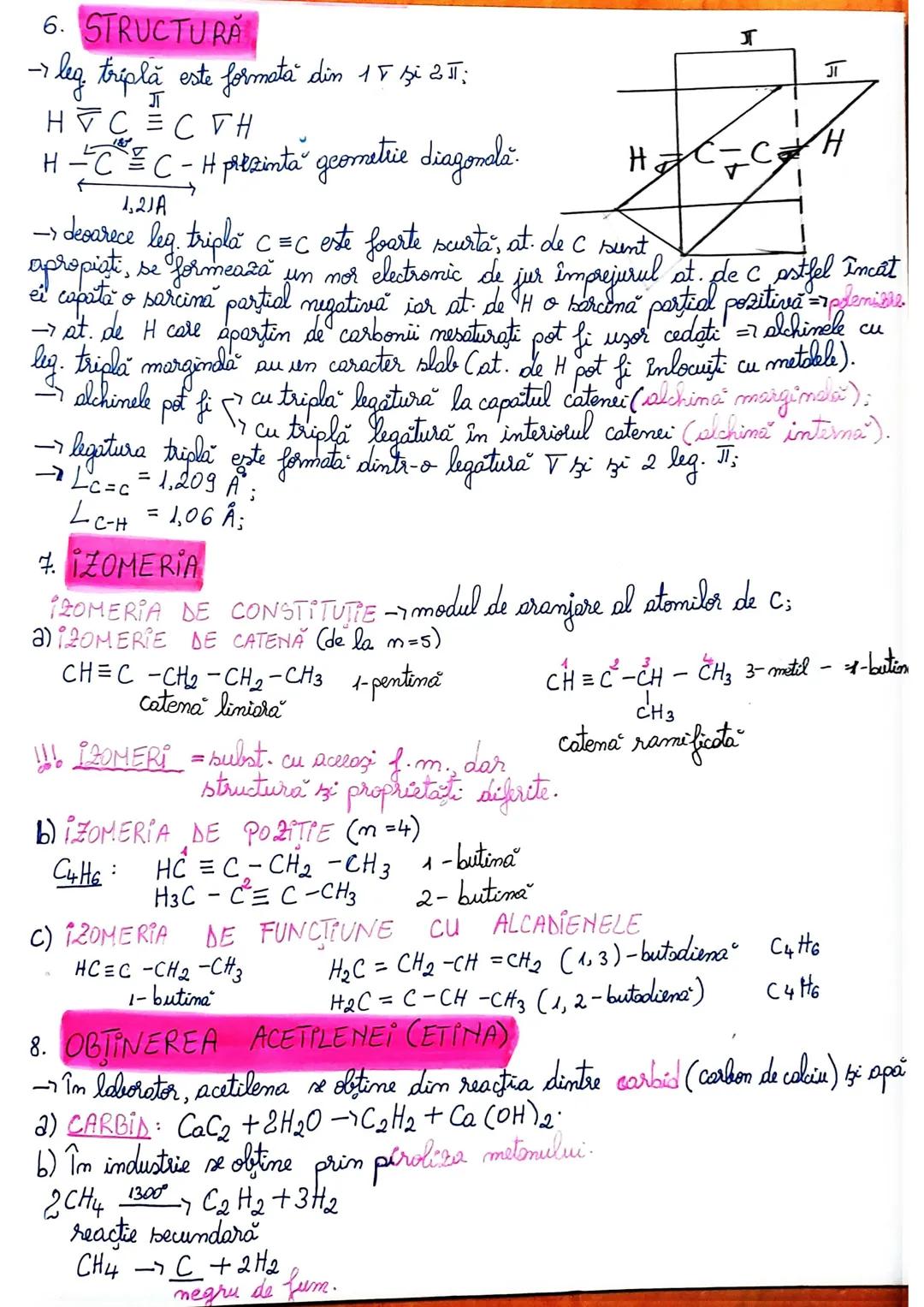# ALCHINE
(ACETILENE)
1. DEF ALCHINELE = sunt hidrocarburi scilice nesaturate care contin în
moleculele lor o legatura triplă între doi at