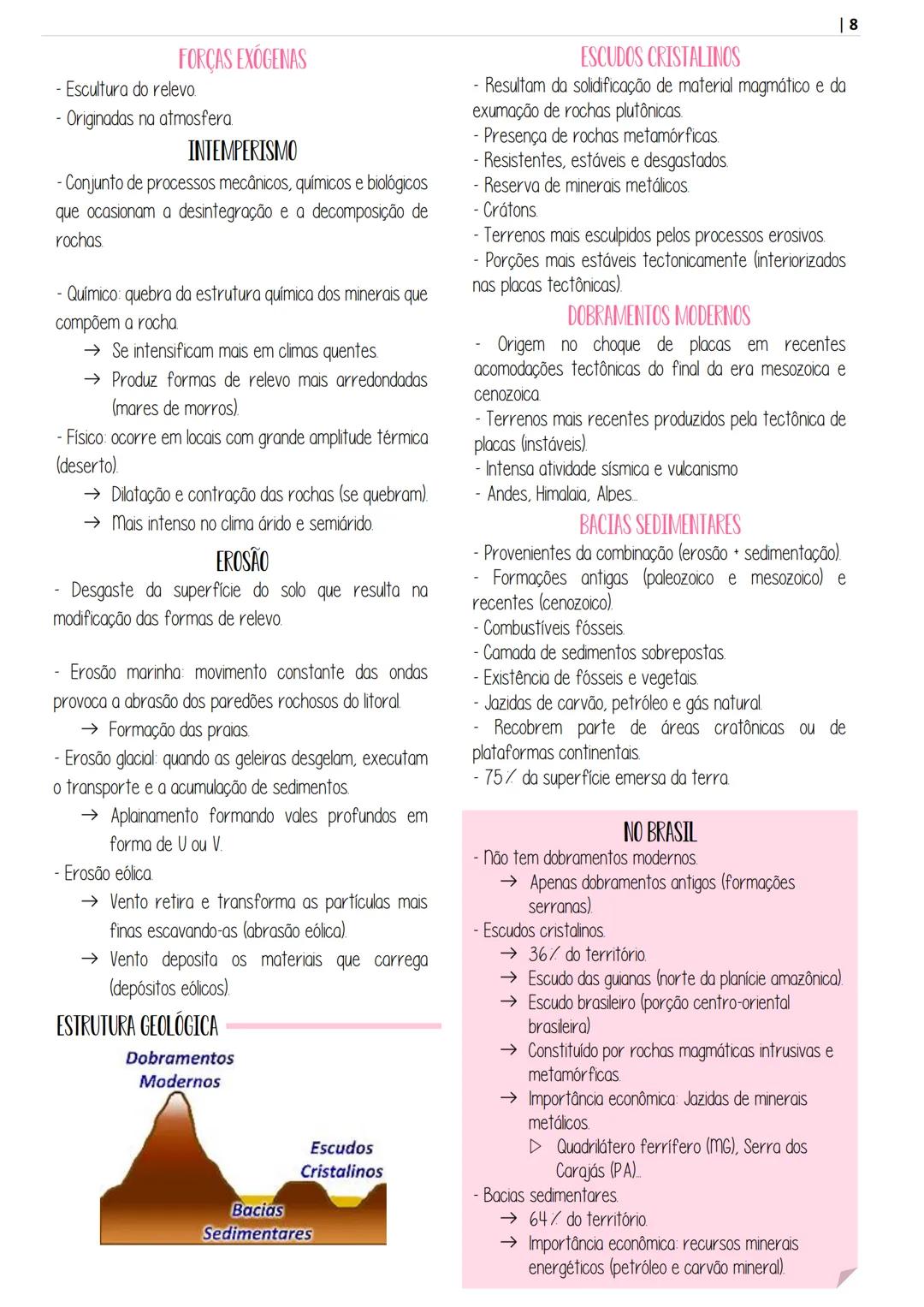 # APOSITILA DE
geografía
POR @ESTUDOPREP
ARTE POR @STUDIES.T - INTRODUÇÃO À GEOGRAFIA
- CARTOGRAFIA
RELEVO
RELEVO BRASILEIRO
ROCHAS
- SOL