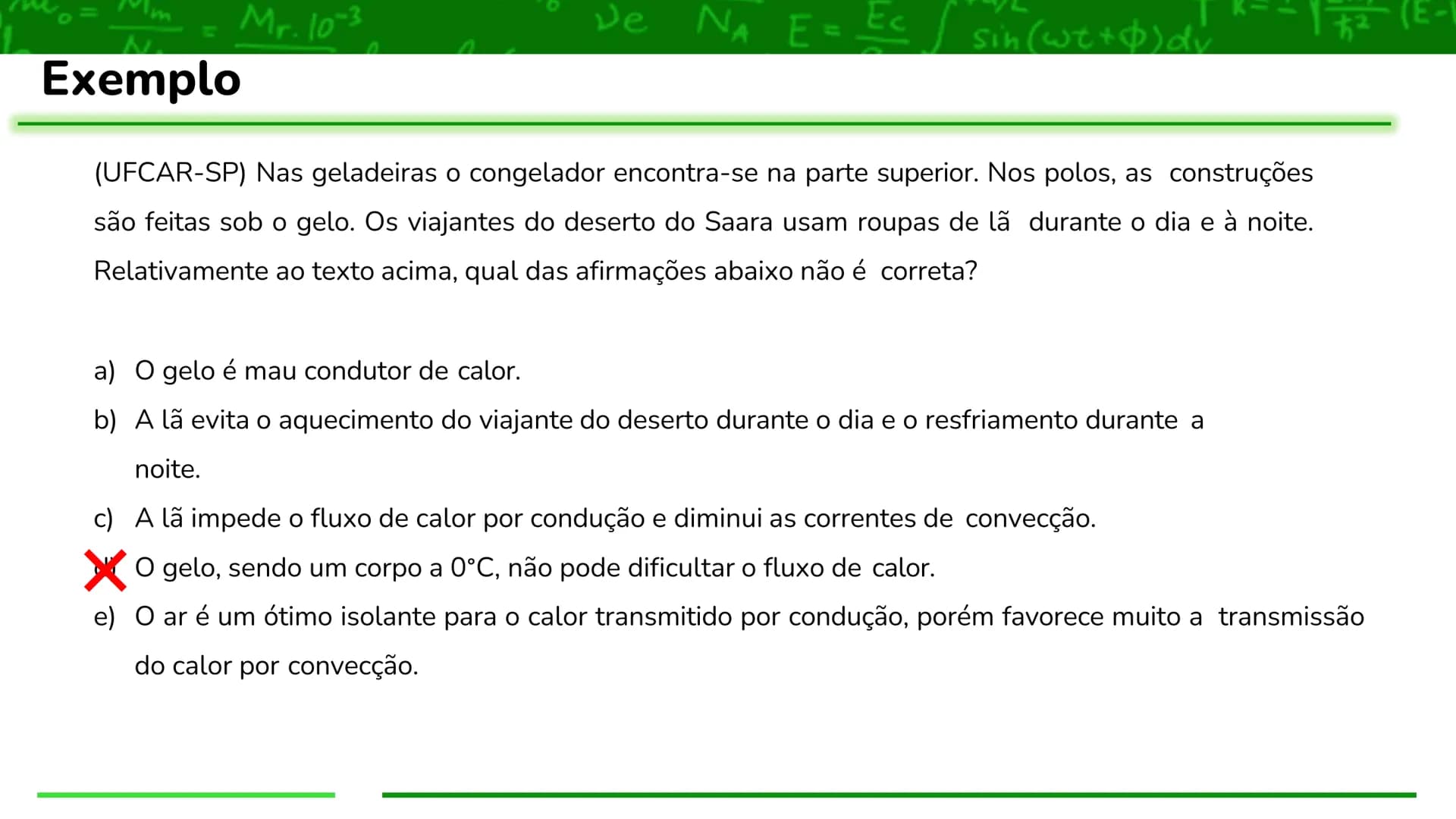 # Física
Propagação do calor
Termologia
AULA 004 $\frac{M_o}{N} = \frac{M_m}{N} = Mr. 10^{-3}$
Calor
Conhecemos, informalmente, muitas