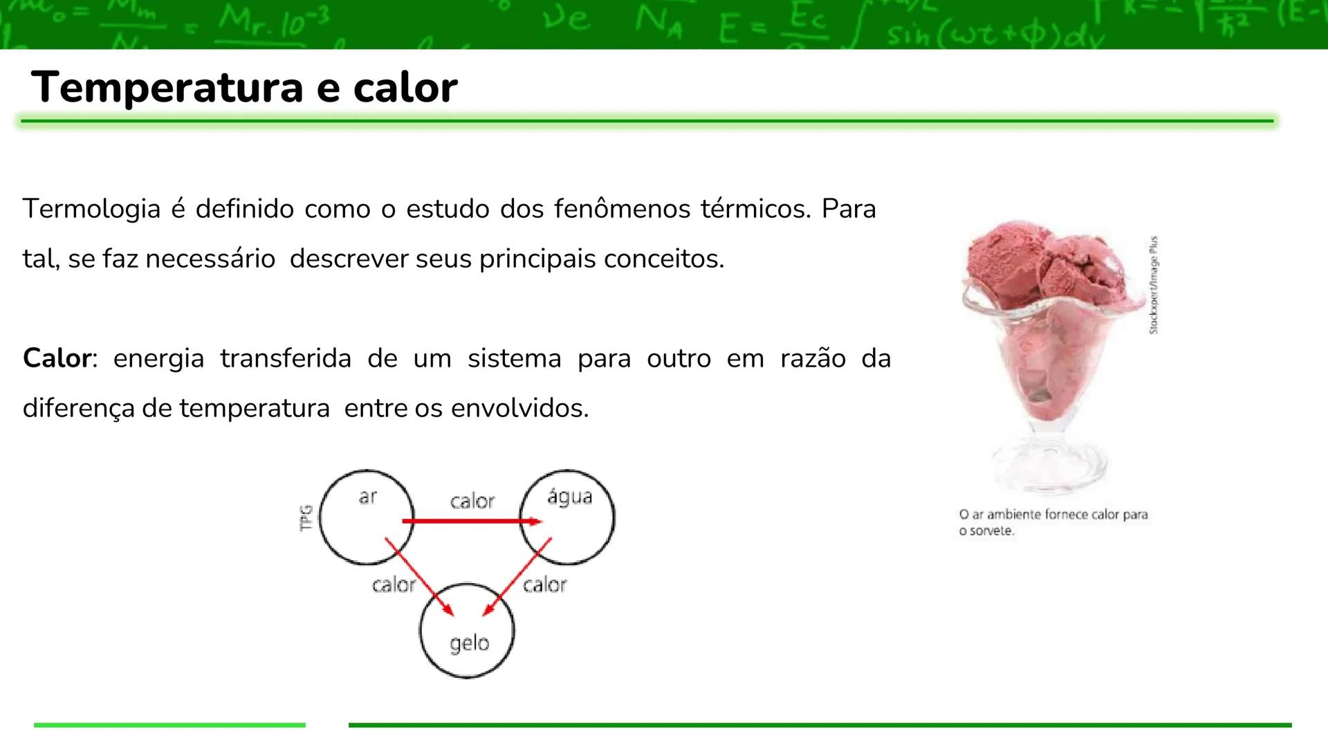 # Física
# Termometria
Termologia
AULA 001 # Temperatura e calor
1. Noções de temperatura e calor
As sensações térmicas provocadas por