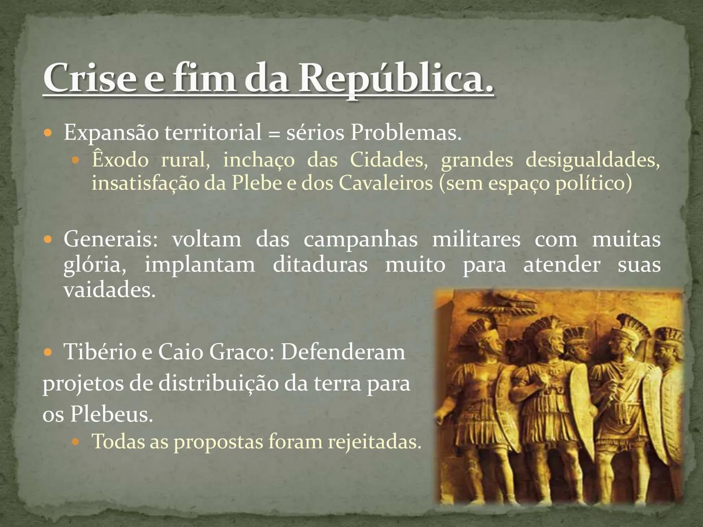 IMPÉRIO ROMANO ORIGEM...
- -> Surgiu a partir de tribos Latinas ao redor de um
forte às margens do Rio Tibre.
- Evitar a invasão dos Etrusc