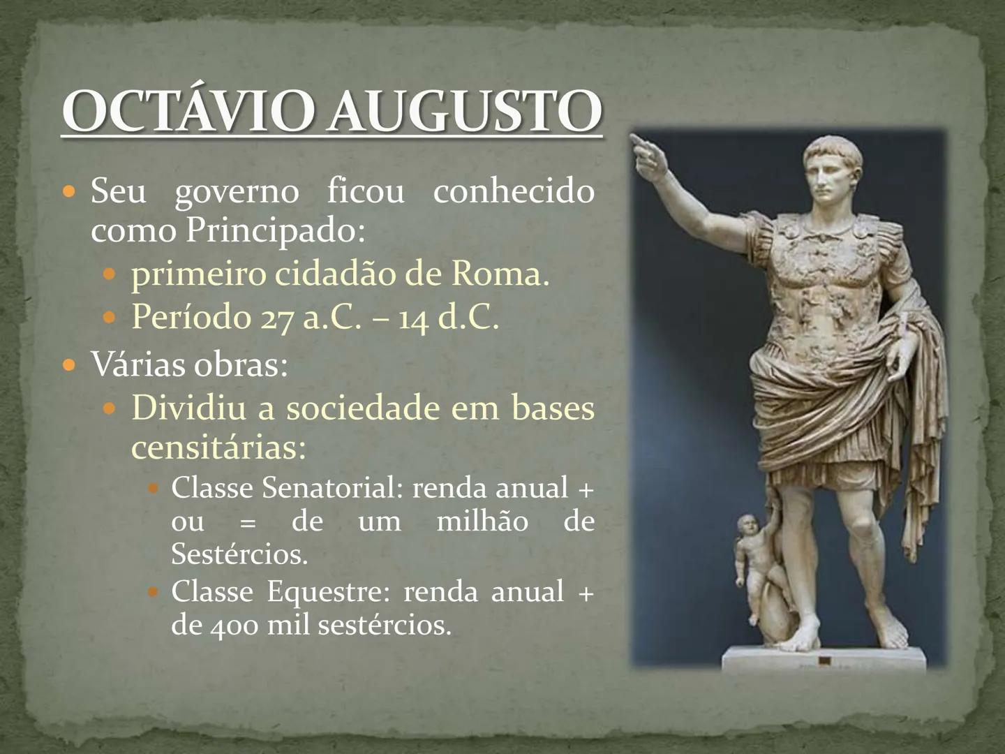 IMPÉRIO ROMANO ORIGEM...
- -> Surgiu a partir de tribos Latinas ao redor de um
forte às margens do Rio Tibre.
- Evitar a invasão dos Etrusc