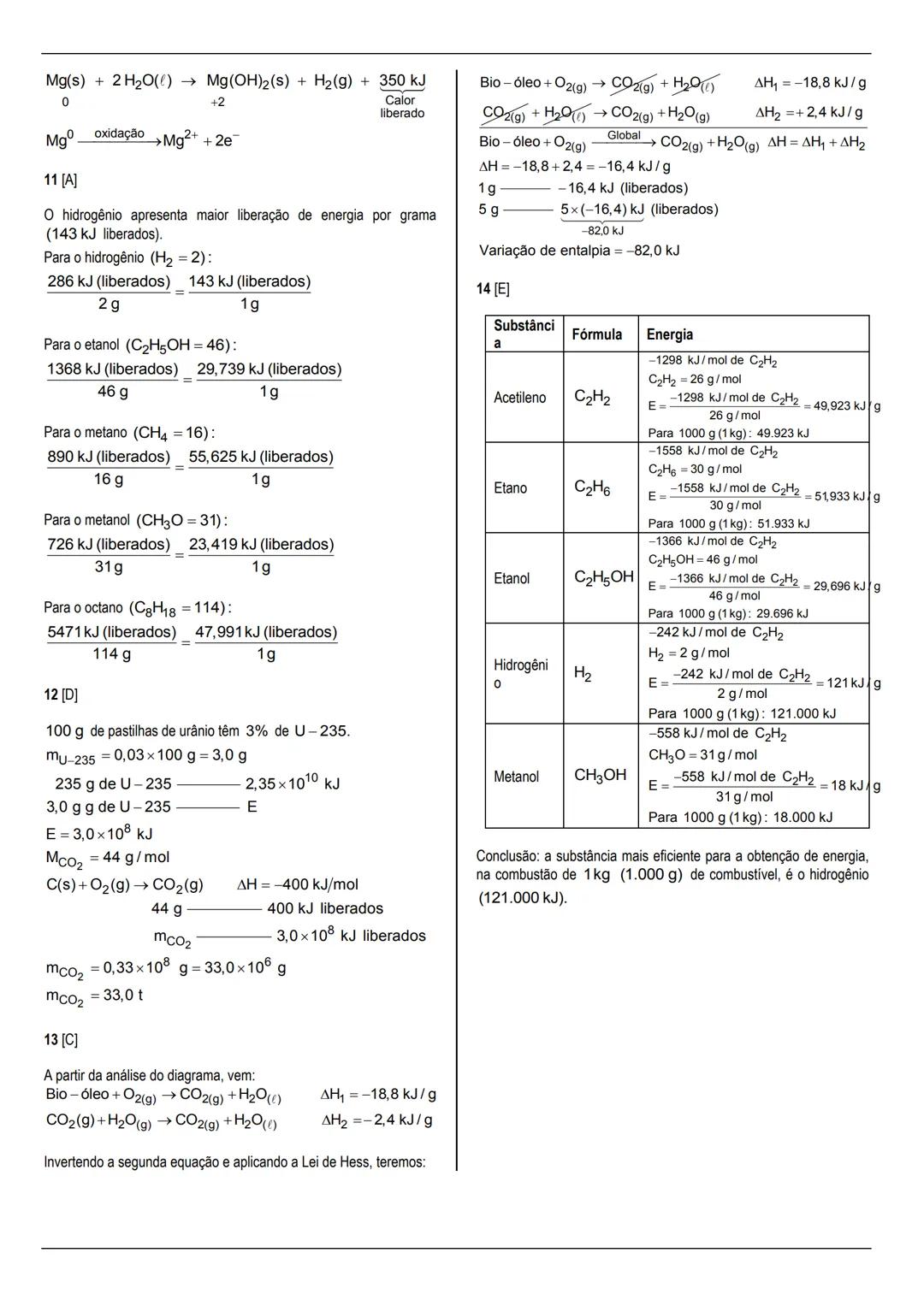 # Lista de termoquímica para ENEM
Gabarito explicado no final
1. (Enem PPL) Grande parte da atual frota brasileira de veículos de
passeio t