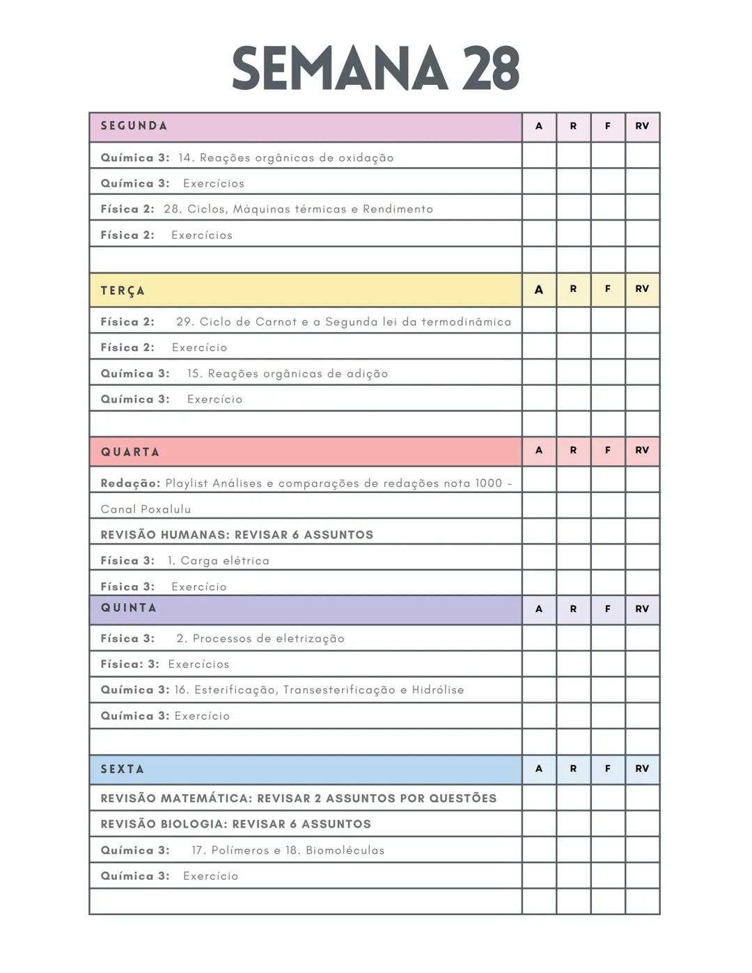* * *
CRONOGRAMA
ENEM 2025
@CRISMEDICINA ESTE CRONOGRAMA É UM PLANEJAMENTO DE
42 SEMANAS, COM INÍCIO NO DIA 6 DE
JANEIRO E TÉRMINO NO DIA
