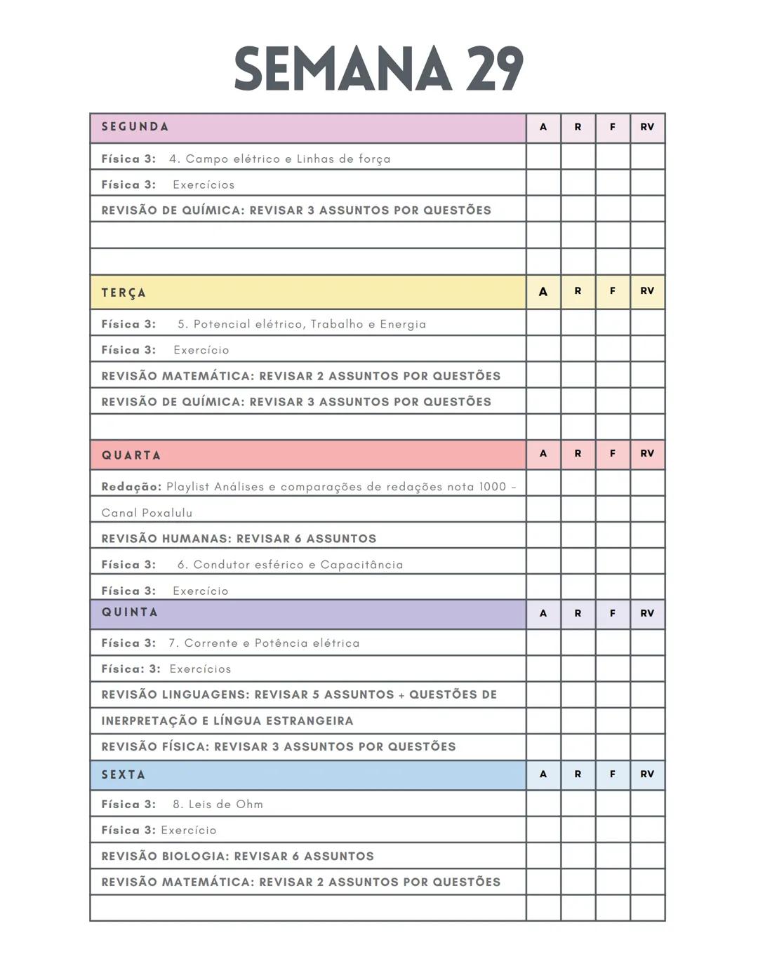 * * *
CRONOGRAMA
ENEM 2025
@CRISMEDICINA ESTE CRONOGRAMA É UM PLANEJAMENTO DE
42 SEMANAS, COM INÍCIO NO DIA 6 DE
JANEIRO E TÉRMINO NO DIA