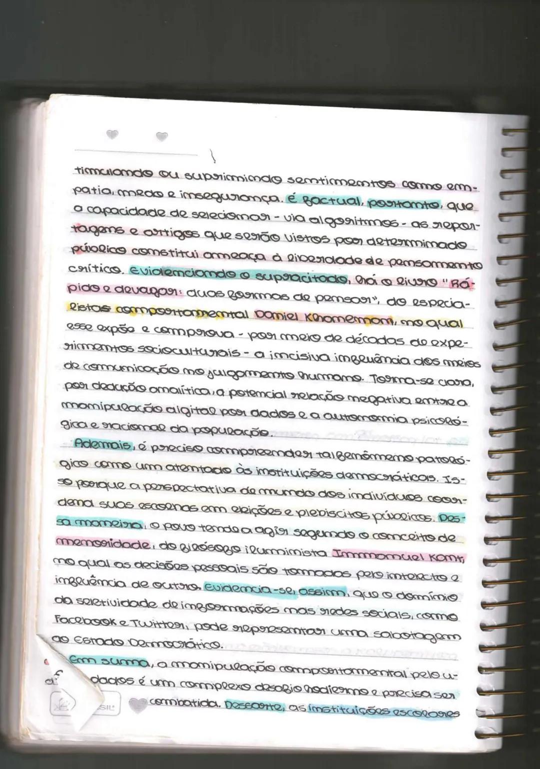 Caderno de repertorio
ip: redação do ENEMI
Yasmin Lemos
Acadêmica de
Direito na UFRN PROIBIDA A DISTRIBUIÇÃO
DESSE ARQUIVO SEM PRÉVIA AUTORI