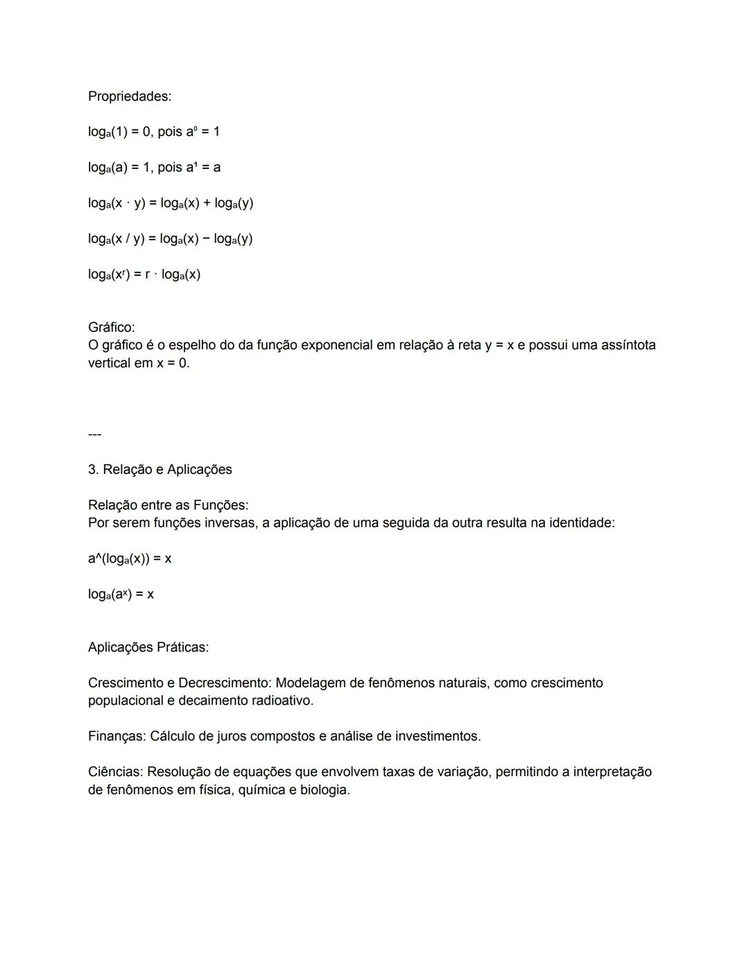 A seguir, apresento um resumo sobre Funções Exponenciais e Logarítmicas, um dos assuntos
importantes do terceiro ano do ensino médio.
1. Fu