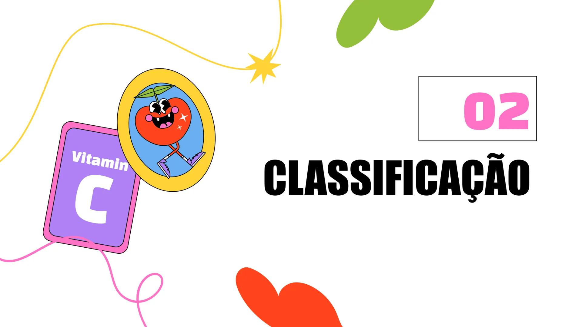 # Alimentação:
## Vitaminas e
## Minerais
Vitamin
# A # Sumário
01 Importância
Por que é importante
consumir vitaminas e
minerais?
02 Clas