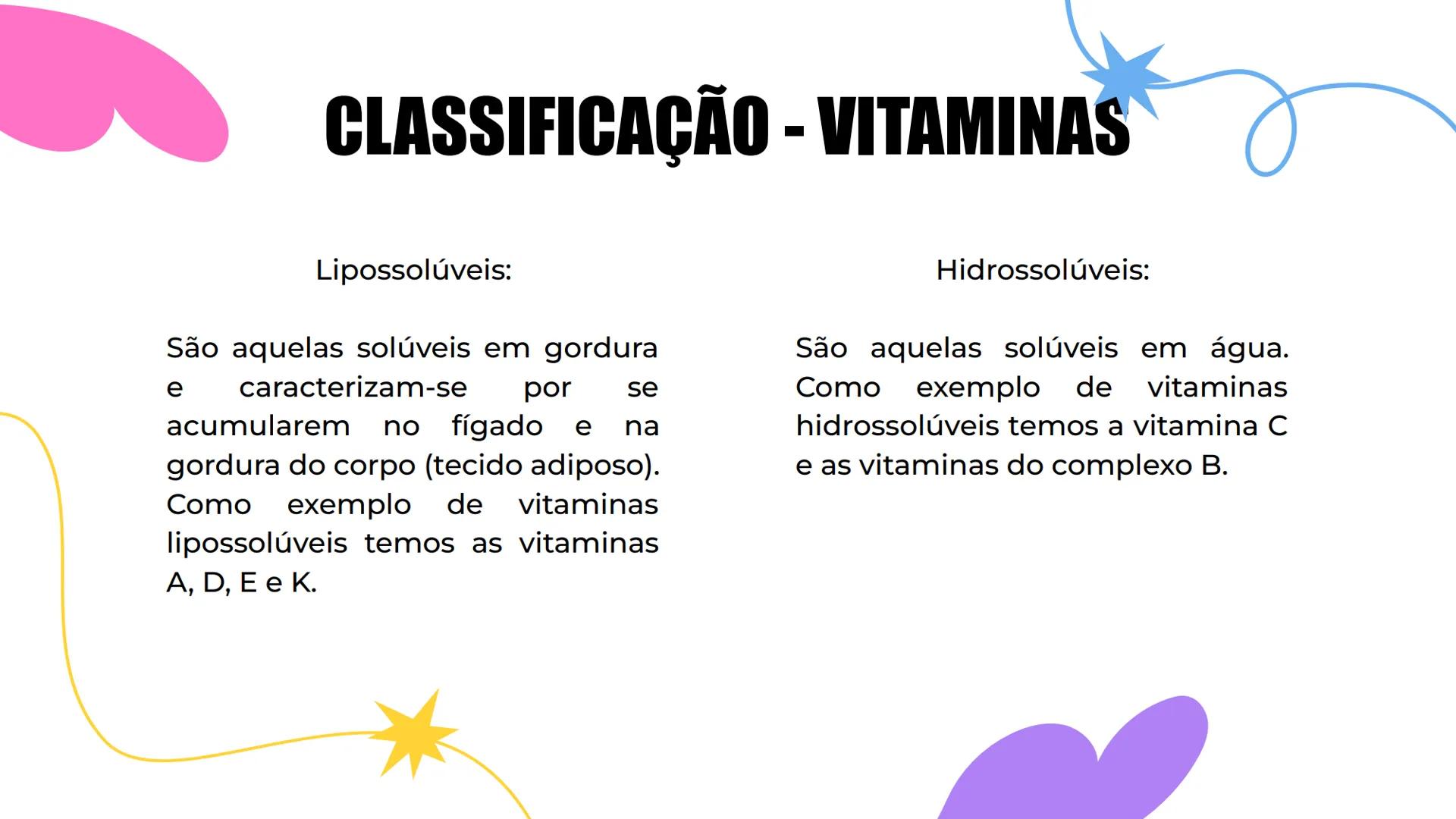 # Alimentação:
## Vitaminas e
## Minerais
Vitamin
# A # Sumário
01 Importância
Por que é importante
consumir vitaminas e
minerais?
02 Clas