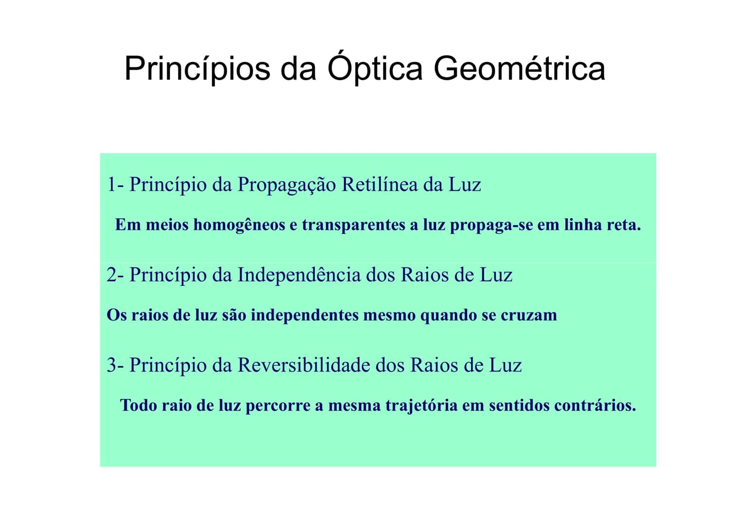 Fundamentos
de Óptica
Geométrica # Óptica
00
Óptica Geométrica : Estuda o comportamento
de um raio de luz desde o momento que é
emitido por