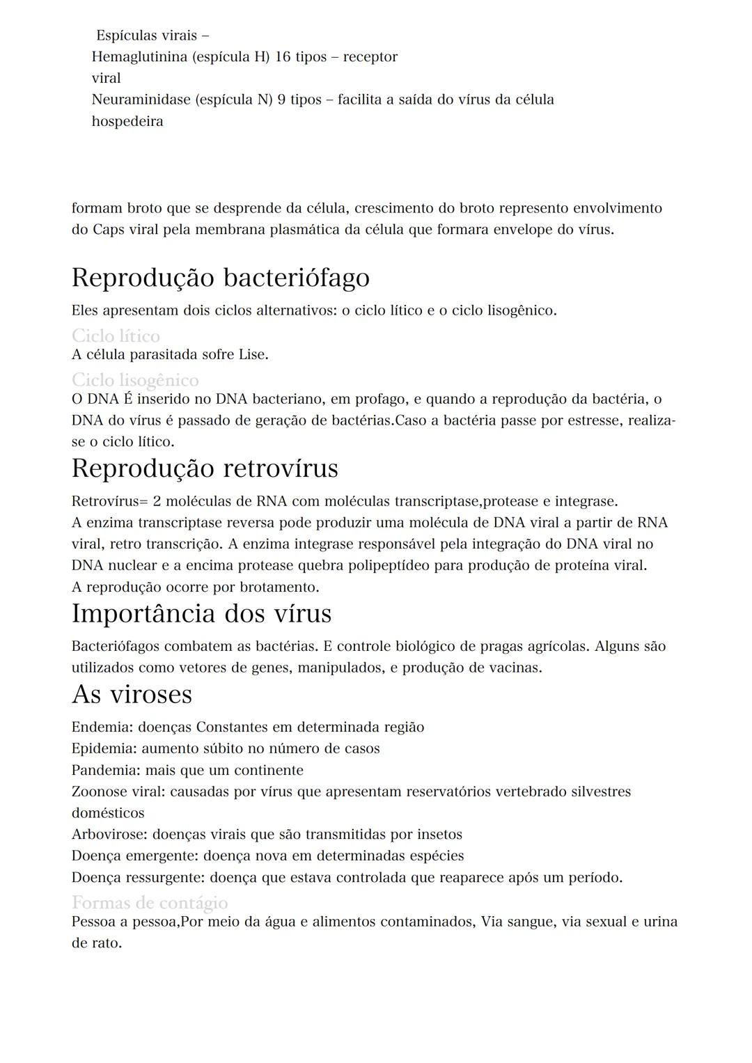 # Vírus
Estrutura viral
A celulares, parasitas intracelulares obrigatórios. Eles não possui metabolismo próprio,
devem parasitar para repr