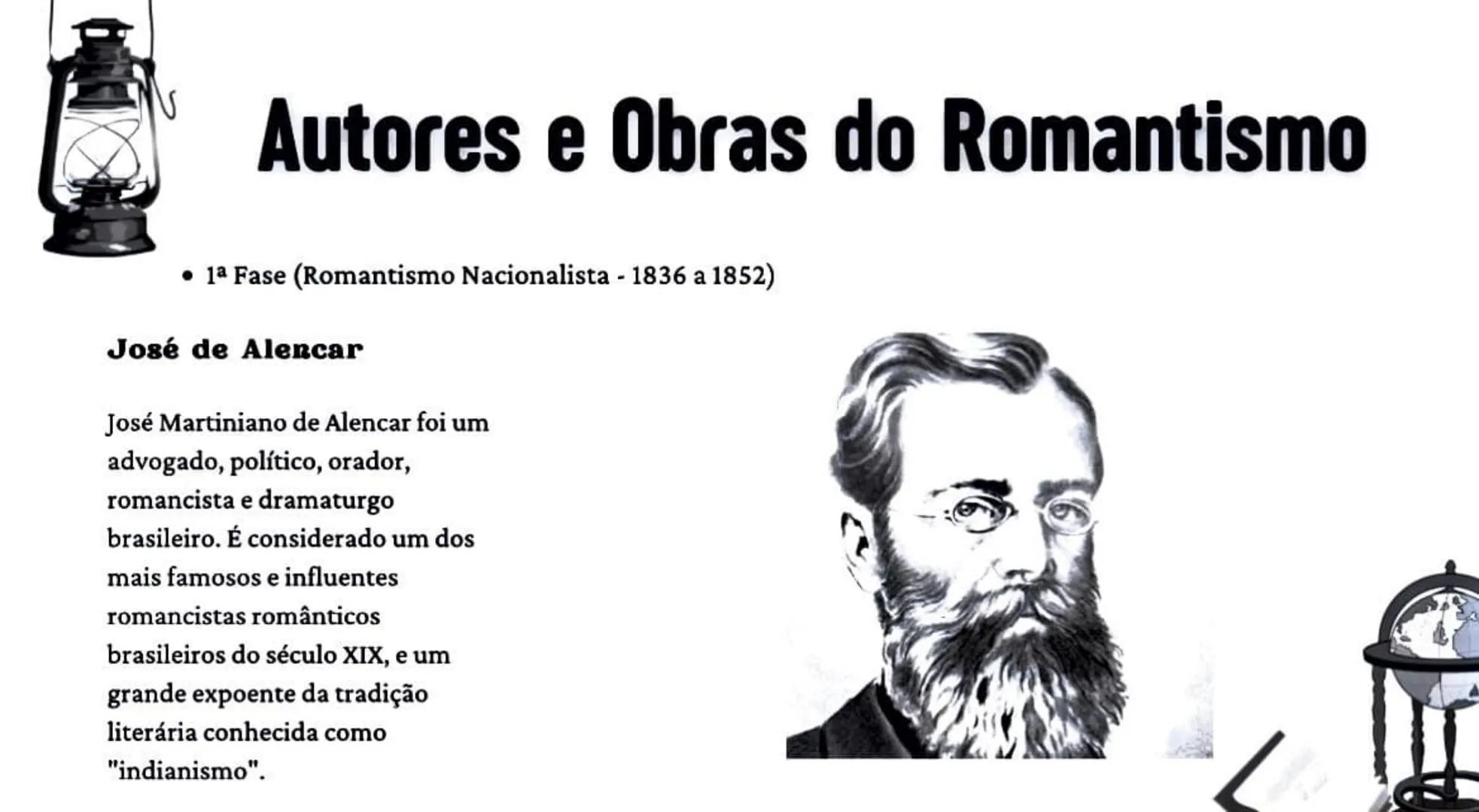 # Romantismo no
Brasil # O que é Romantismo?
• Romantismo foi um movimento cultural que começou no final do século XVIII e
terminou no iní