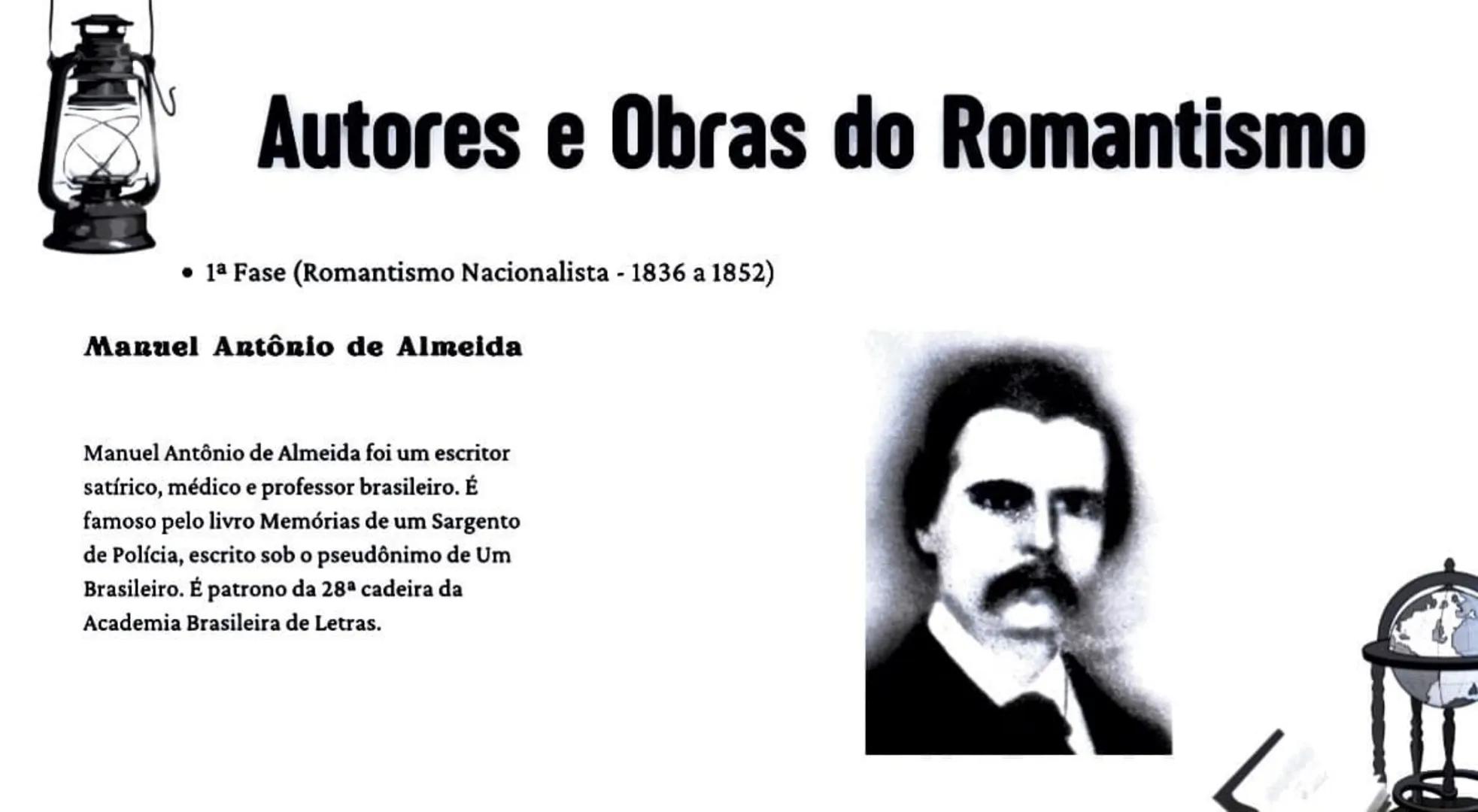 # Romantismo no
Brasil # O que é Romantismo?
• Romantismo foi um movimento cultural que começou no final do século XVIII e
terminou no iní