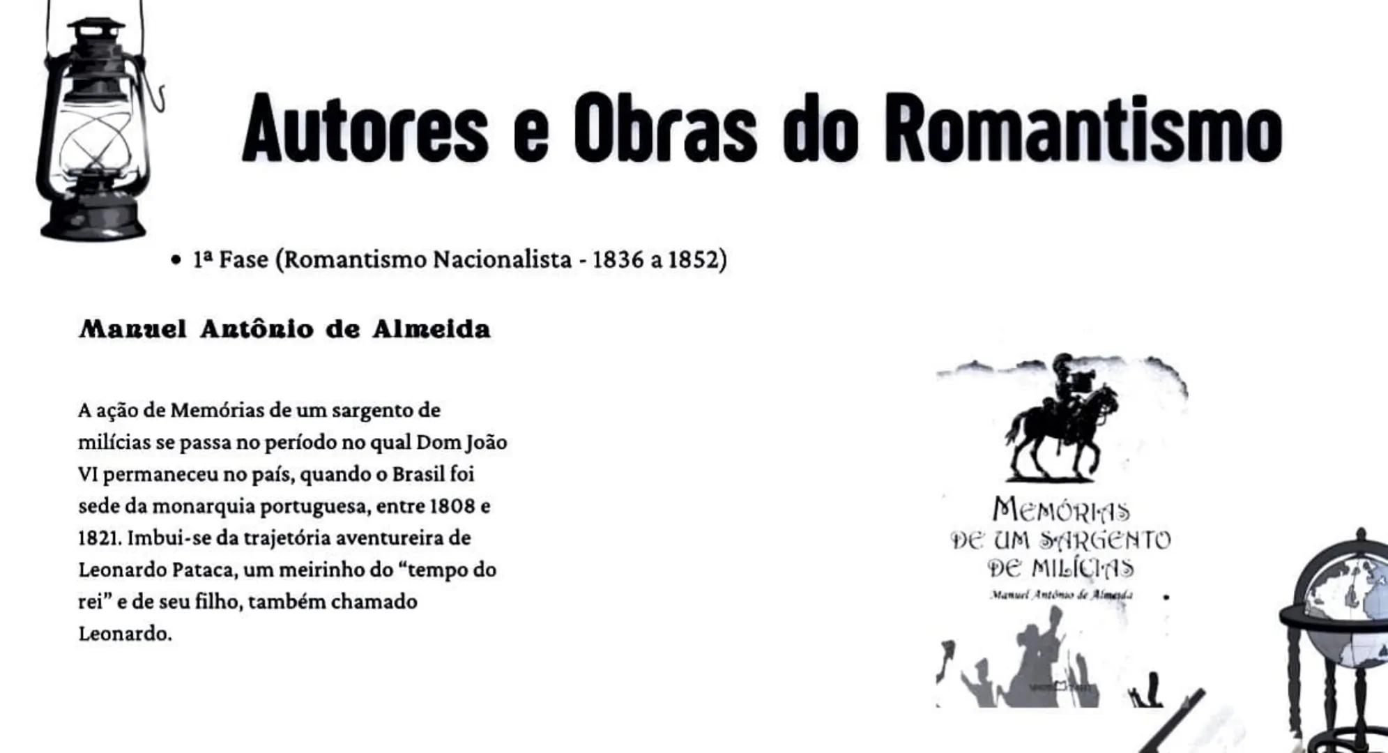 # Romantismo no
Brasil # O que é Romantismo?
• Romantismo foi um movimento cultural que começou no final do século XVIII e
terminou no iní