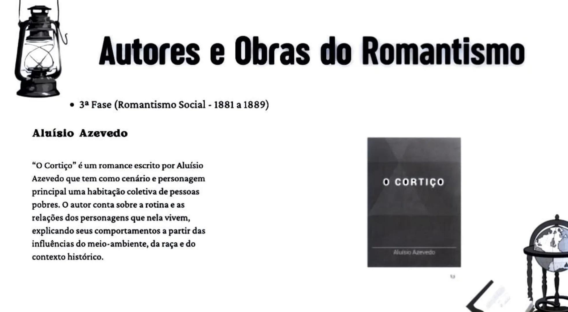 # Romantismo no
Brasil # O que é Romantismo?
• Romantismo foi um movimento cultural que começou no final do século XVIII e
terminou no iní