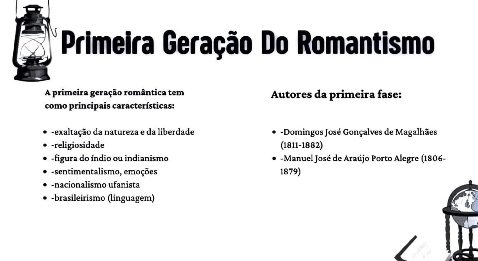 # Romantismo no
Brasil # O que é Romantismo?
• Romantismo foi um movimento cultural que começou no final do século XVIII e
terminou no iní