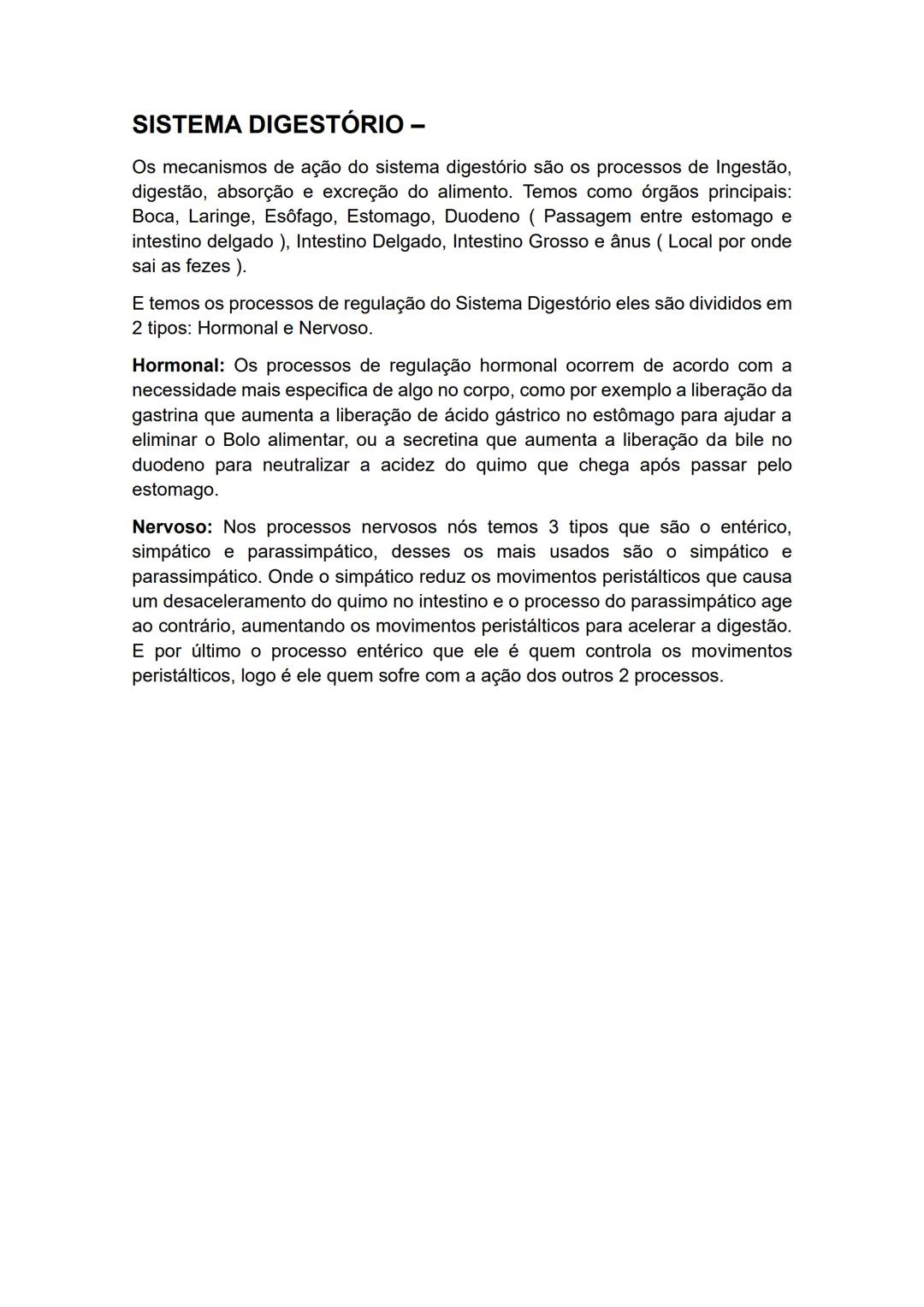 --- OCR Start ---
RESUMO FISIOLOGIA –
Sistema Nervoso
Introdução ao Sistema Nervoso:
O sistema nervoso é uma rede complexa responsável pela