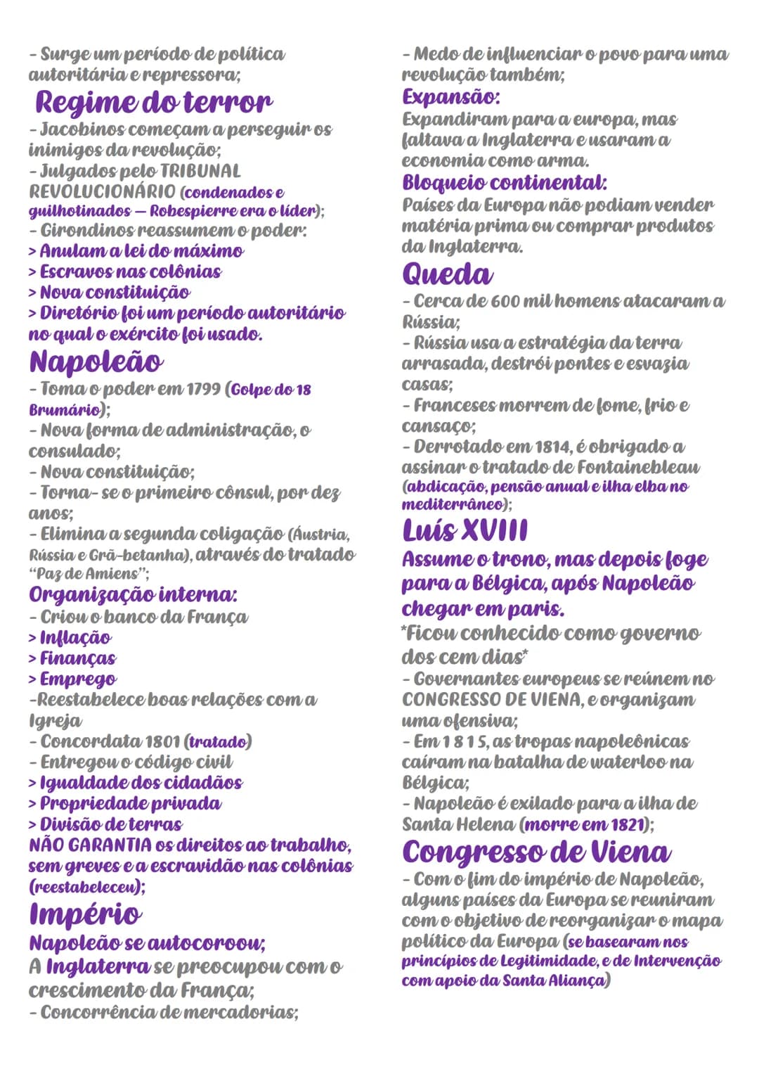 # Revolução Francesa
Primeiro estado
- Clero (membros da igreja);
- Alto clero (cardeais e arcebispos/grande
privilégio);
- Baixo clero (p