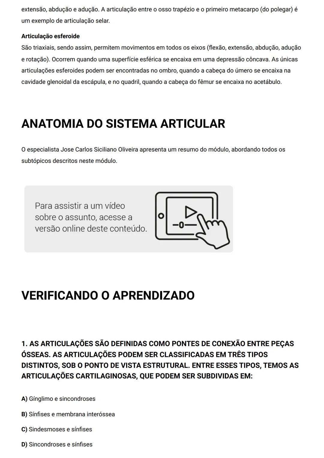 GENERALIDADES E SISTEMA
OSTEOMIOARTICULAR
DESCRIÇÃO
Elementos introdutórios para o estudo de anatomia humana e generalidades sobre os sist