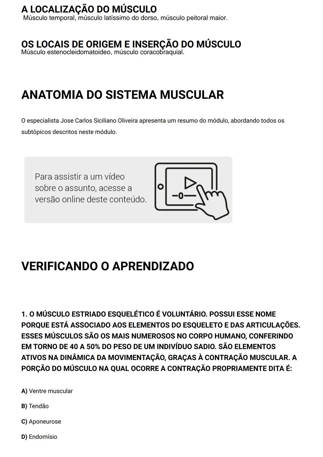 GENERALIDADES E SISTEMA
OSTEOMIOARTICULAR
DESCRIÇÃO
Elementos introdutórios para o estudo de anatomia humana e generalidades sobre os sist