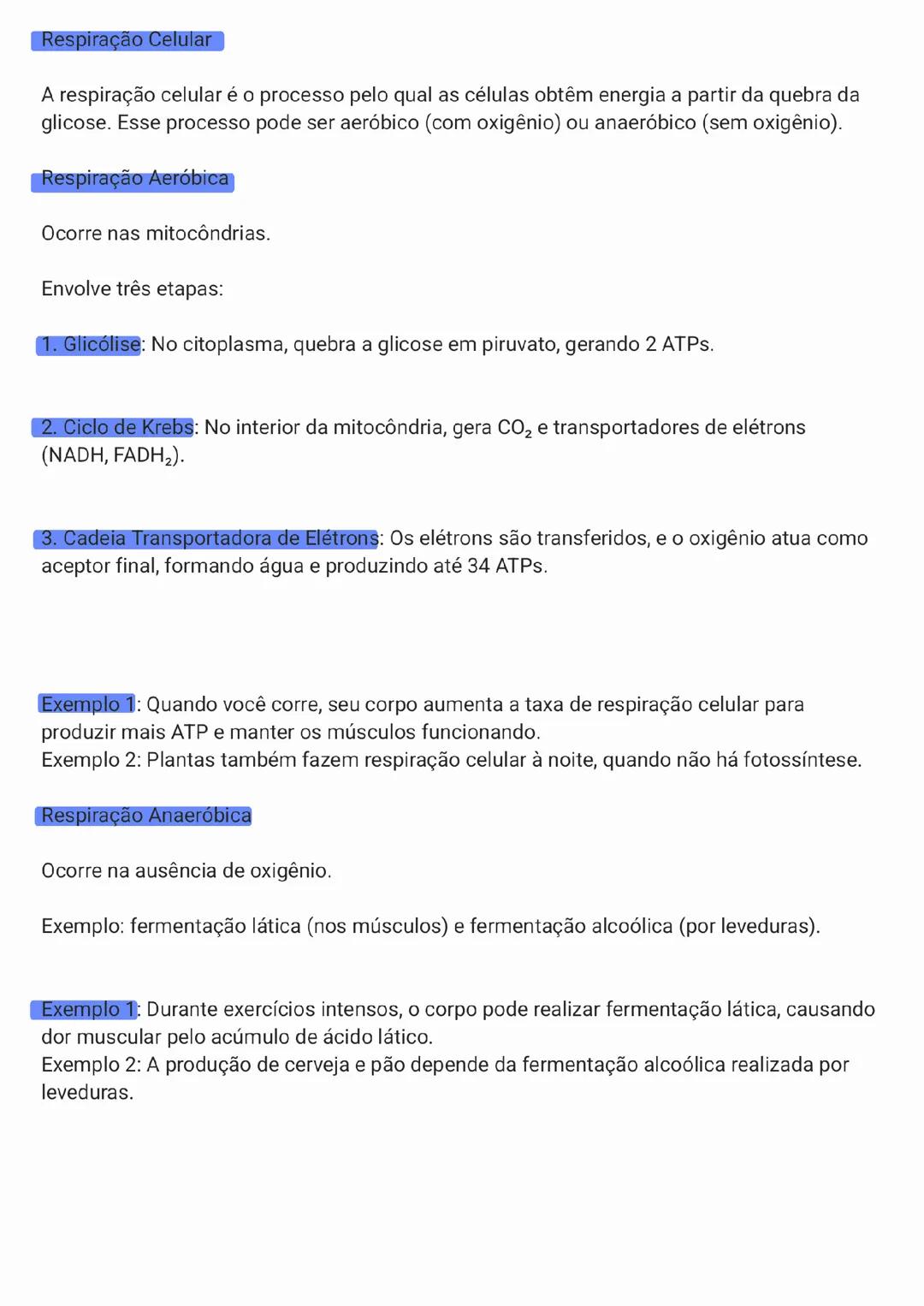 Respiração celular