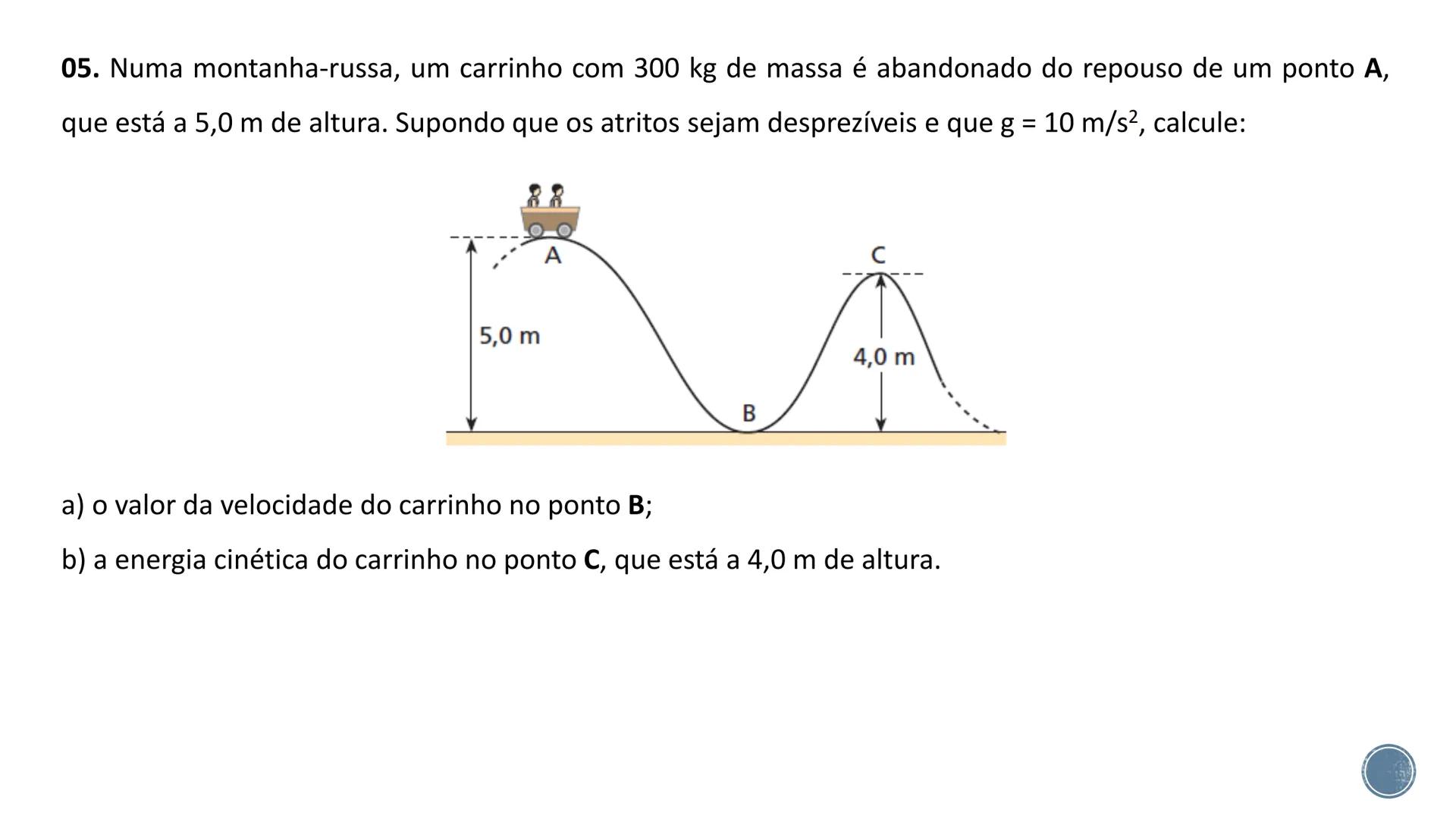 # Energia mecânica
$E_m = E_c + E_p$
Energia cinética
Energia potencial gravitacional
Energia potencial elástica # Energia Cinética (E)