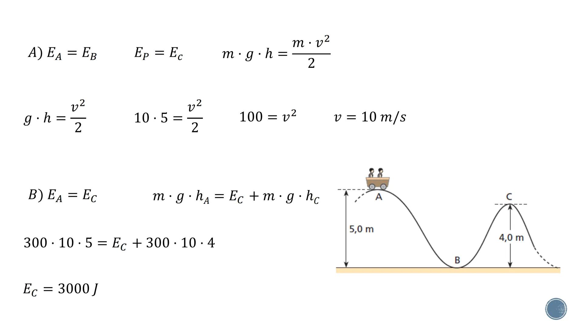 # Energia mecânica
$E_m = E_c + E_p$
Energia cinética
Energia potencial gravitacional
Energia potencial elástica # Energia Cinética (E)