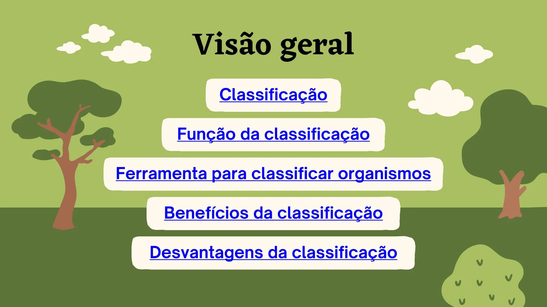 # Biologia
2º ano
I Trimestre
2025 # Classificação
de organismos
Como e por que agrupamos
os seres vivos? # TAXONOMIA
**Classificação**