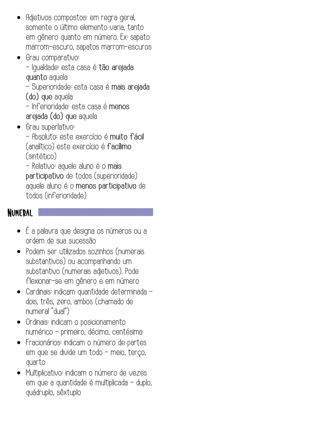 # Artigos, adjetivos e numerais
@thayssastudies
ARTIGO
• É a palavra que acompanha o substantivo
para indicar se ele já é conhecido pelo
i